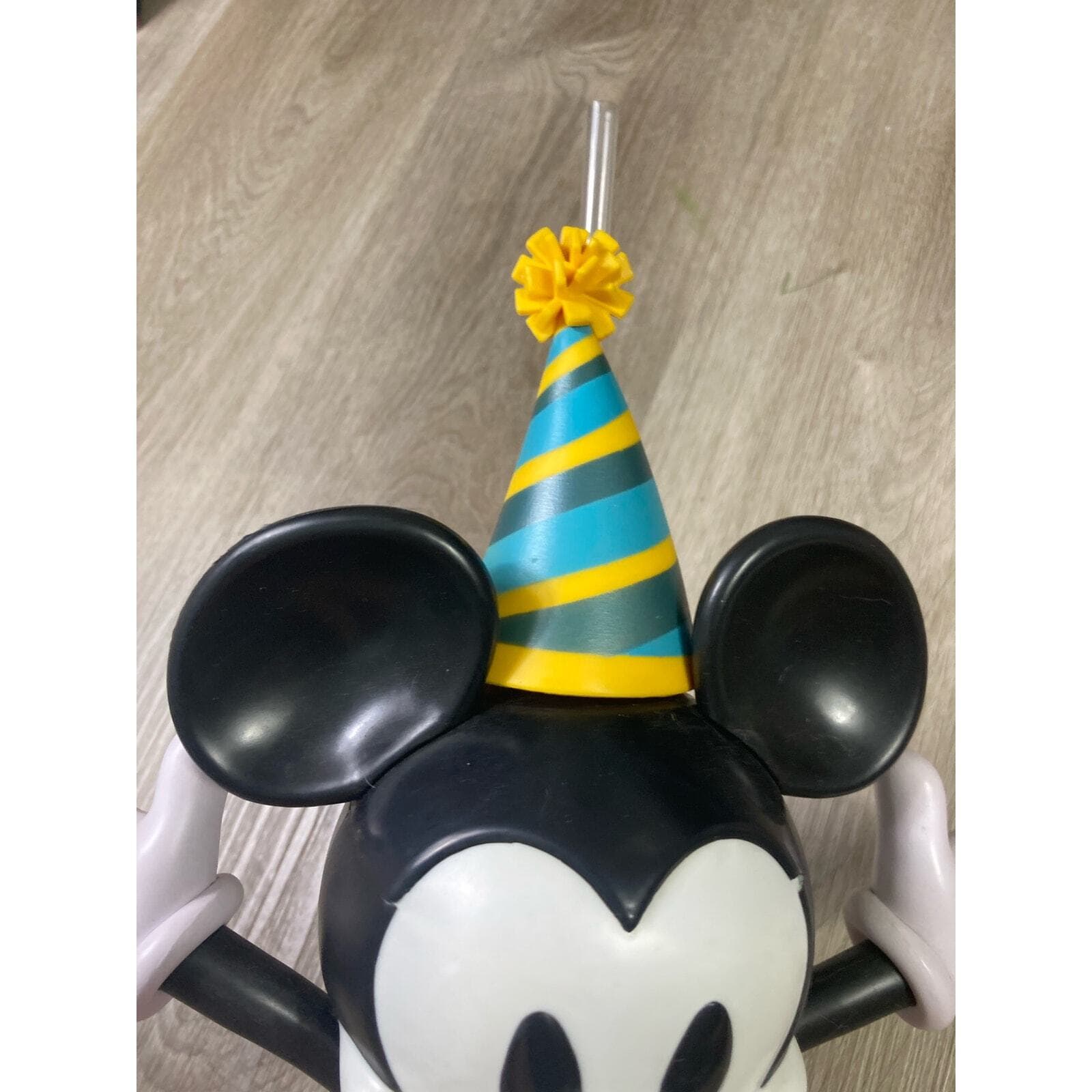Disney Parks Mickey 90th Anniversary Birthday Sipper Cup Hat Figure Rare - Thumbnail 7