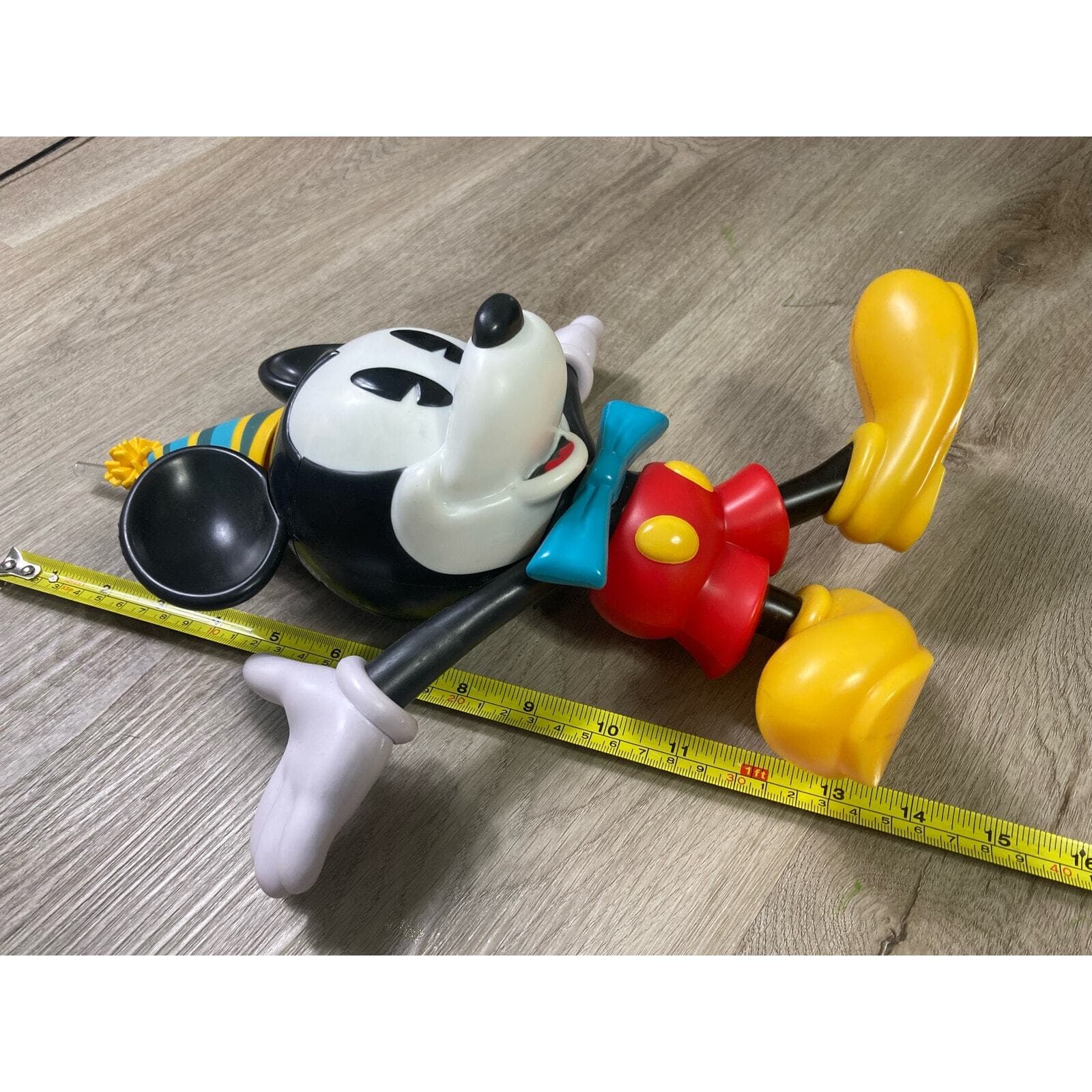 Disney Parks Mickey 90th Anniversary Birthday Sipper Cup Hat Figure Rare - Thumbnail 2