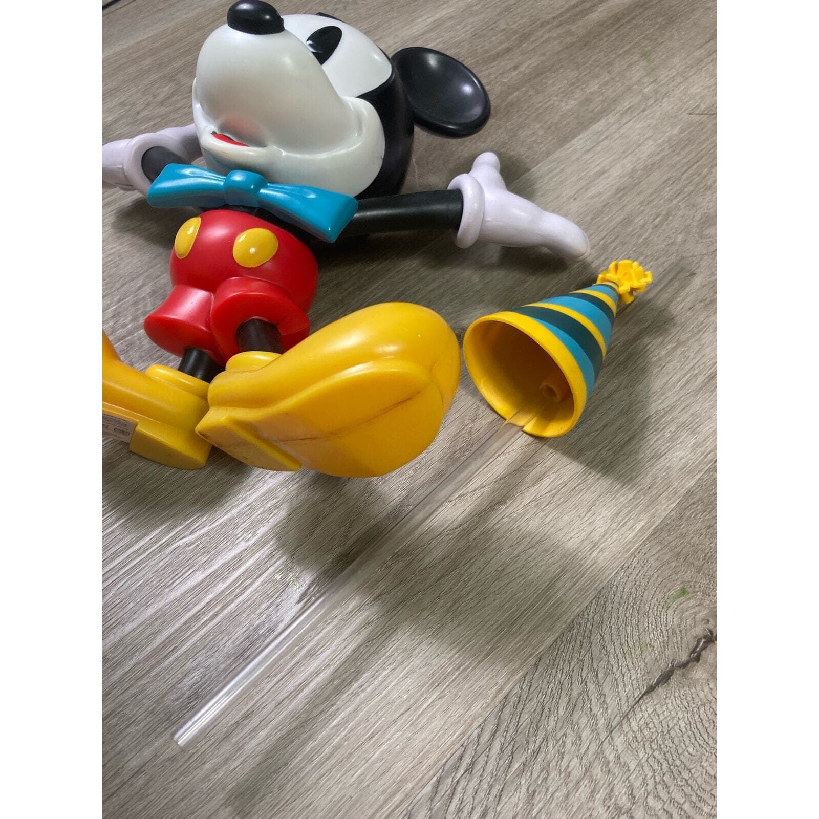 Disney Parks Mickey 90th Anniversary Birthday Sipper Cup Hat Figure Rare - Thumbnail 8