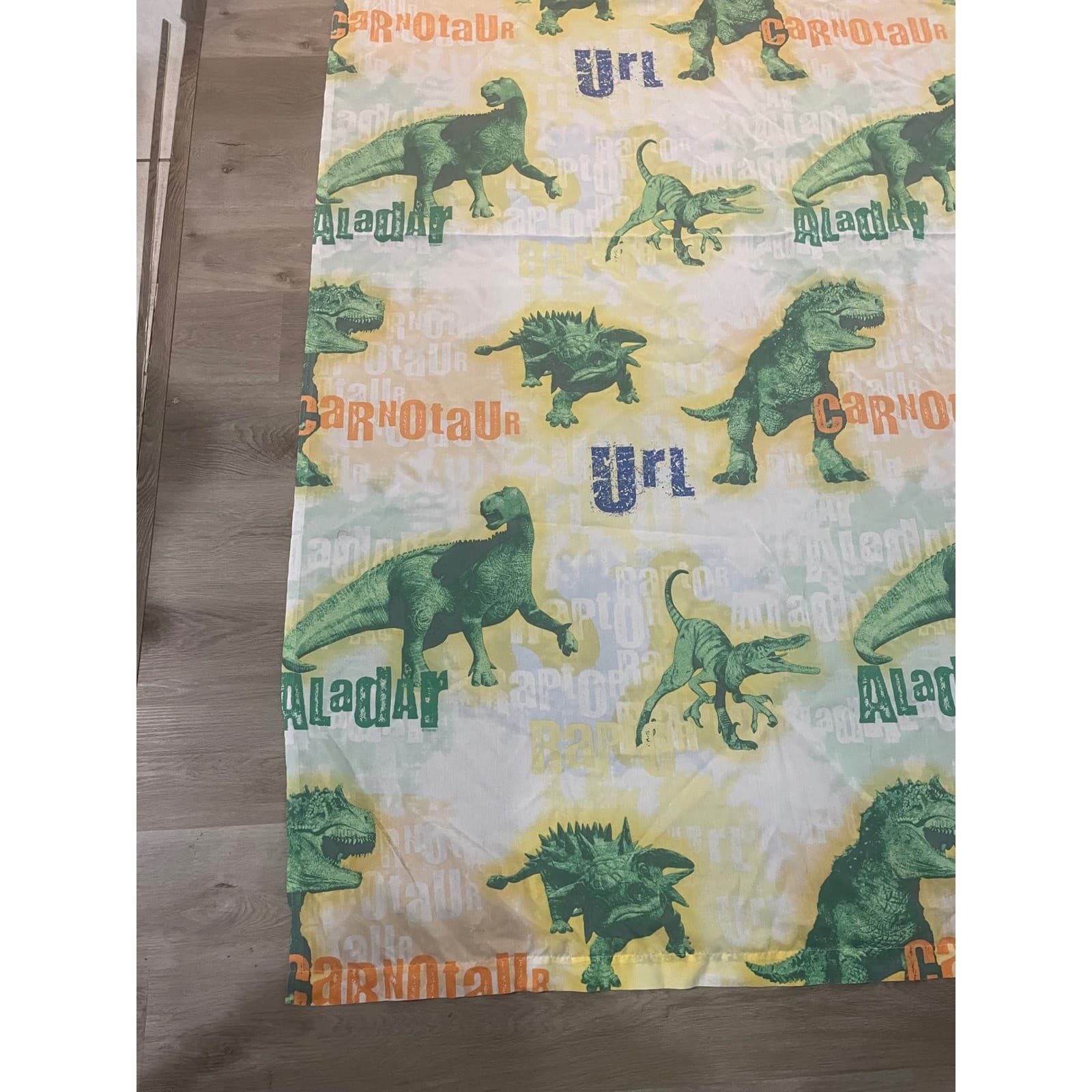 Vintage Disney Dinosaur Sheets Twin 2000 Aladar Carnotaur Movie Flat Fitted Y2K - Thumbnail 9
