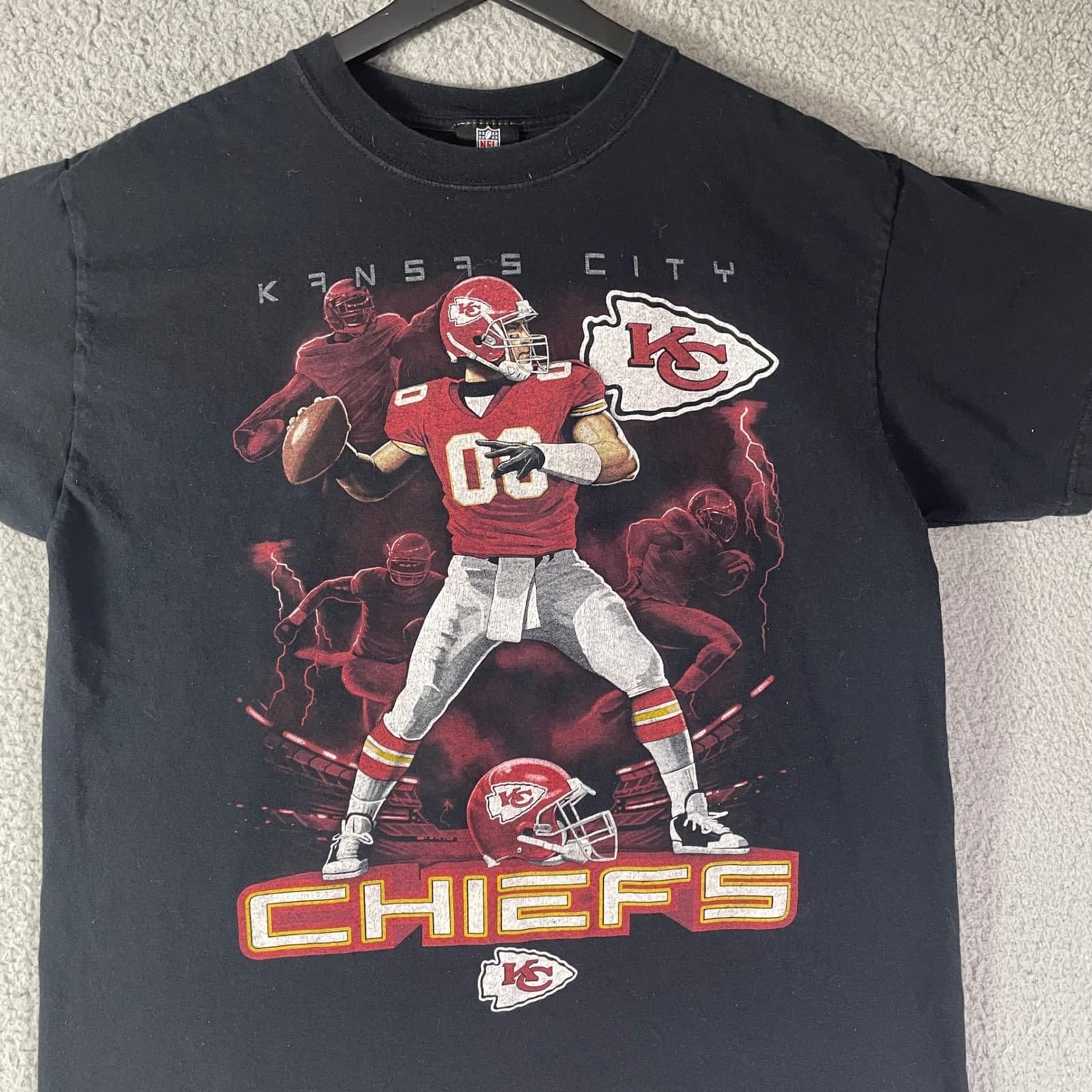 Patrick Mahomes Chiefs Shirt Mens L Black #15 NFL Team Apparel Football Tee - Thumbnail 6