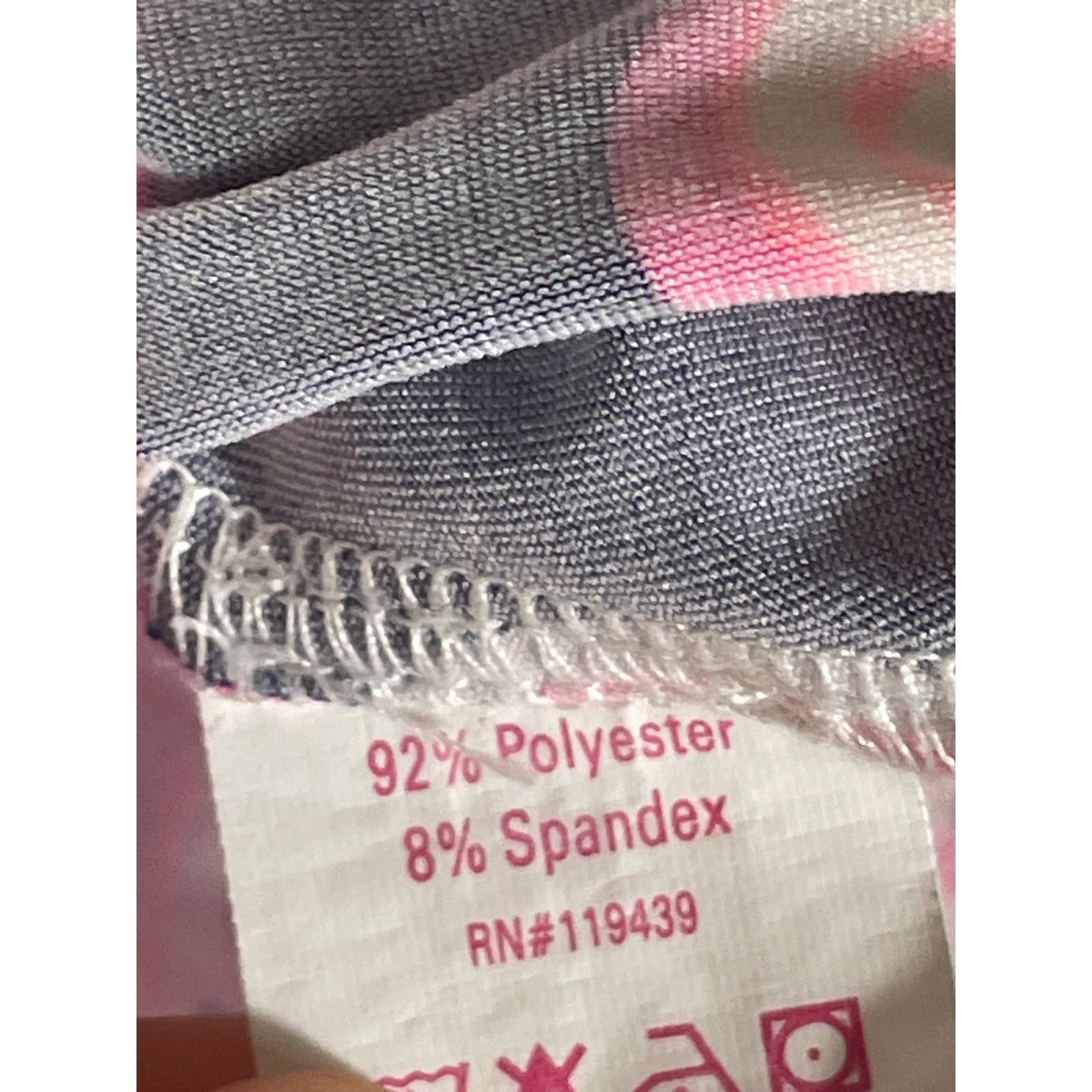 Julie Brown NYC Dress Women's Small Pink Navy Blue Print Short Sleeve Chic - Thumbnail 3