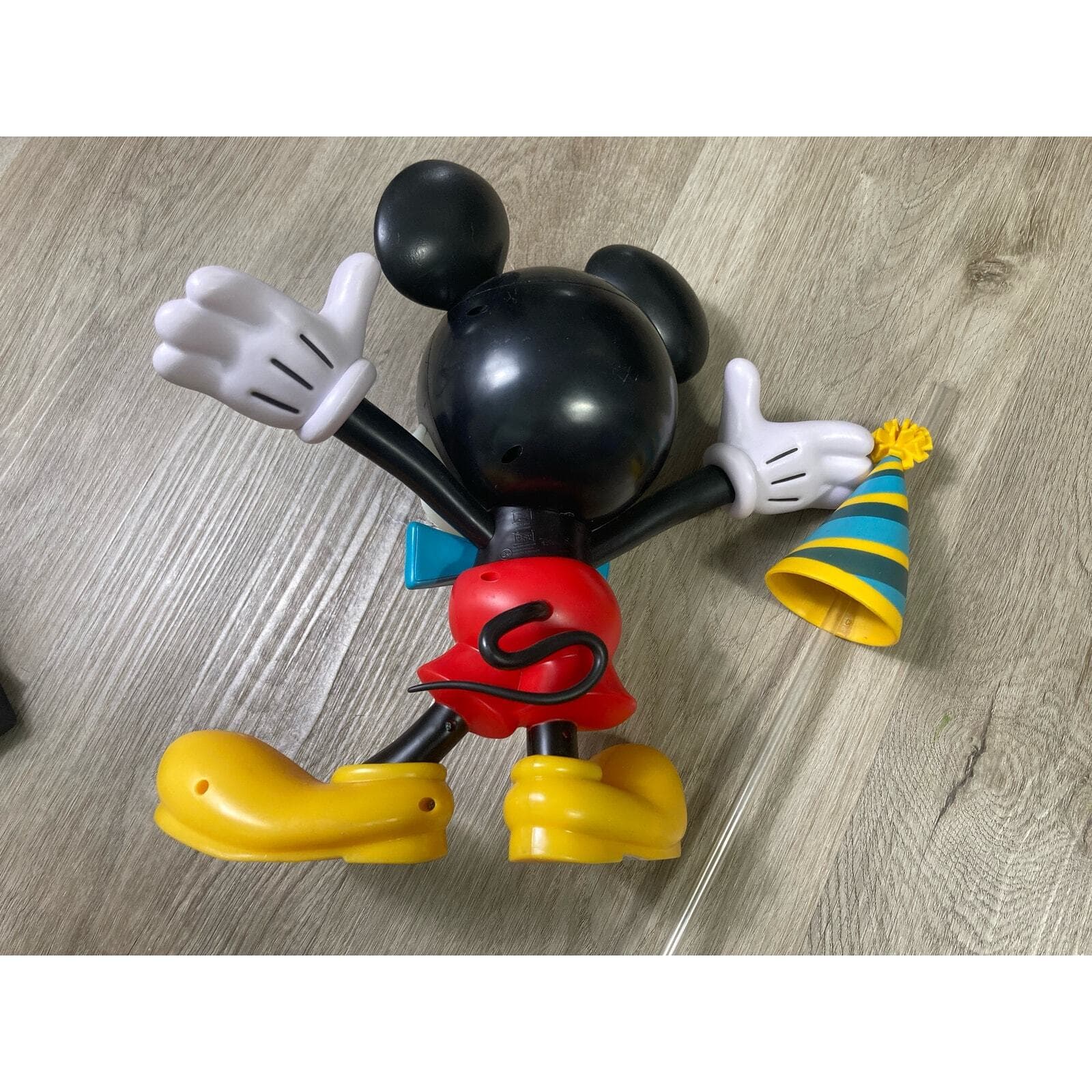Disney Parks Mickey 90th Anniversary Birthday Sipper Cup Hat Figure Rare - Thumbnail 9