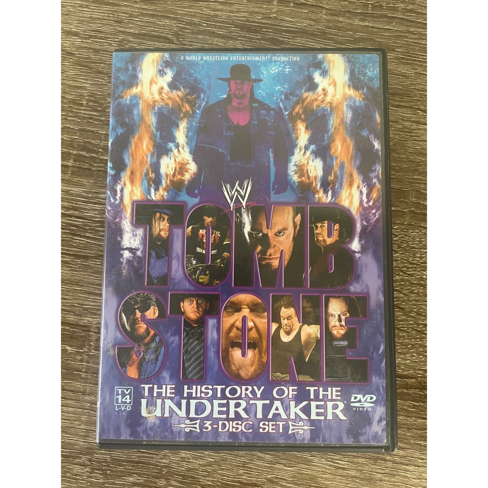 WWE Undertaker DVD Tombstone History 2005 3 Disc Set WWF Wrestling Matches - Thumbnail 4