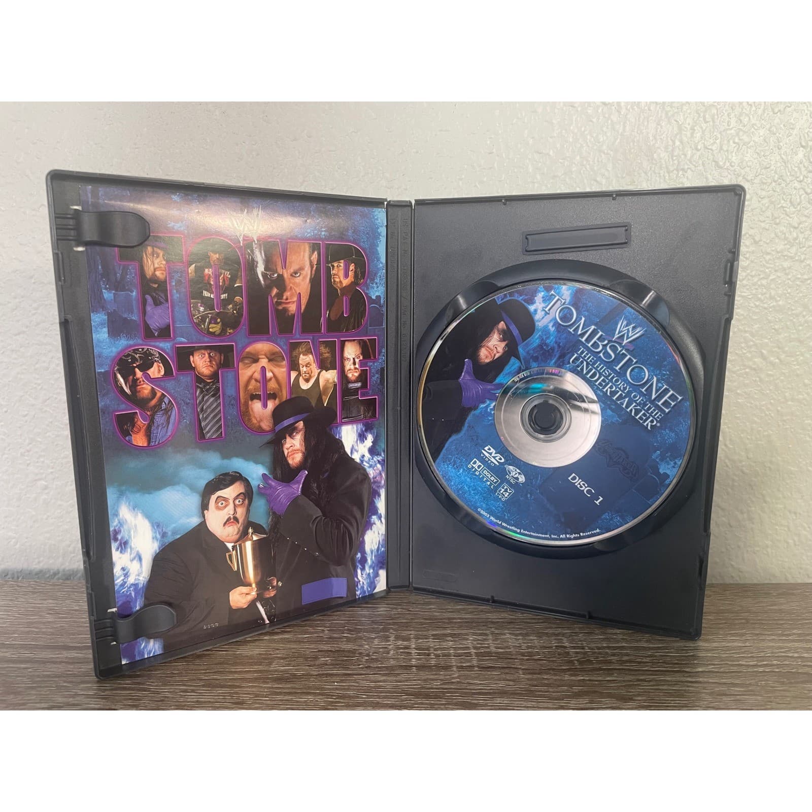 WWE Undertaker DVD Tombstone History 2005 3 Disc Set WWF Wrestling Matches - Thumbnail 7