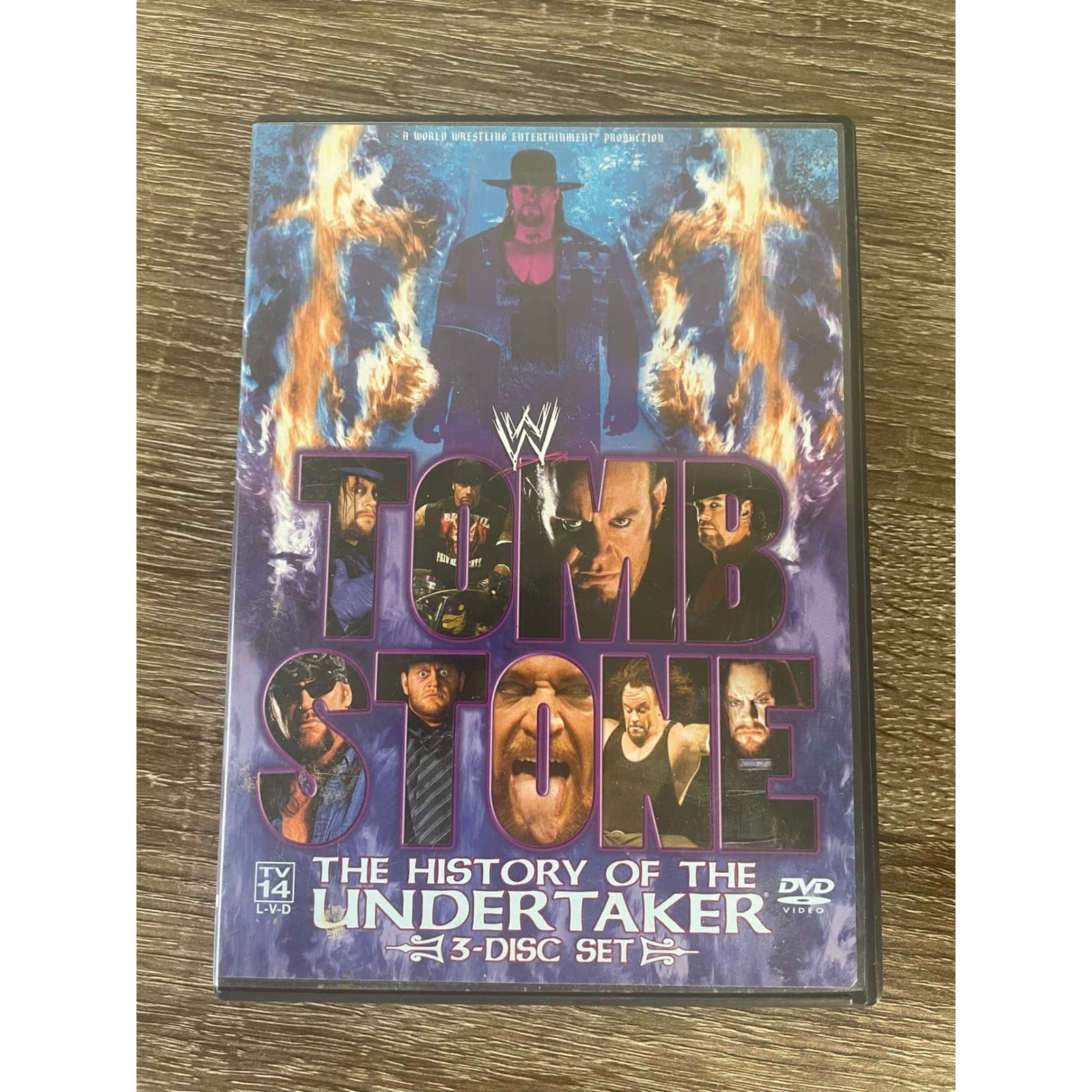 WWE Undertaker DVD Tombstone History 2005 3 Disc Set WWF Wrestling Matches - Thumbnail 3