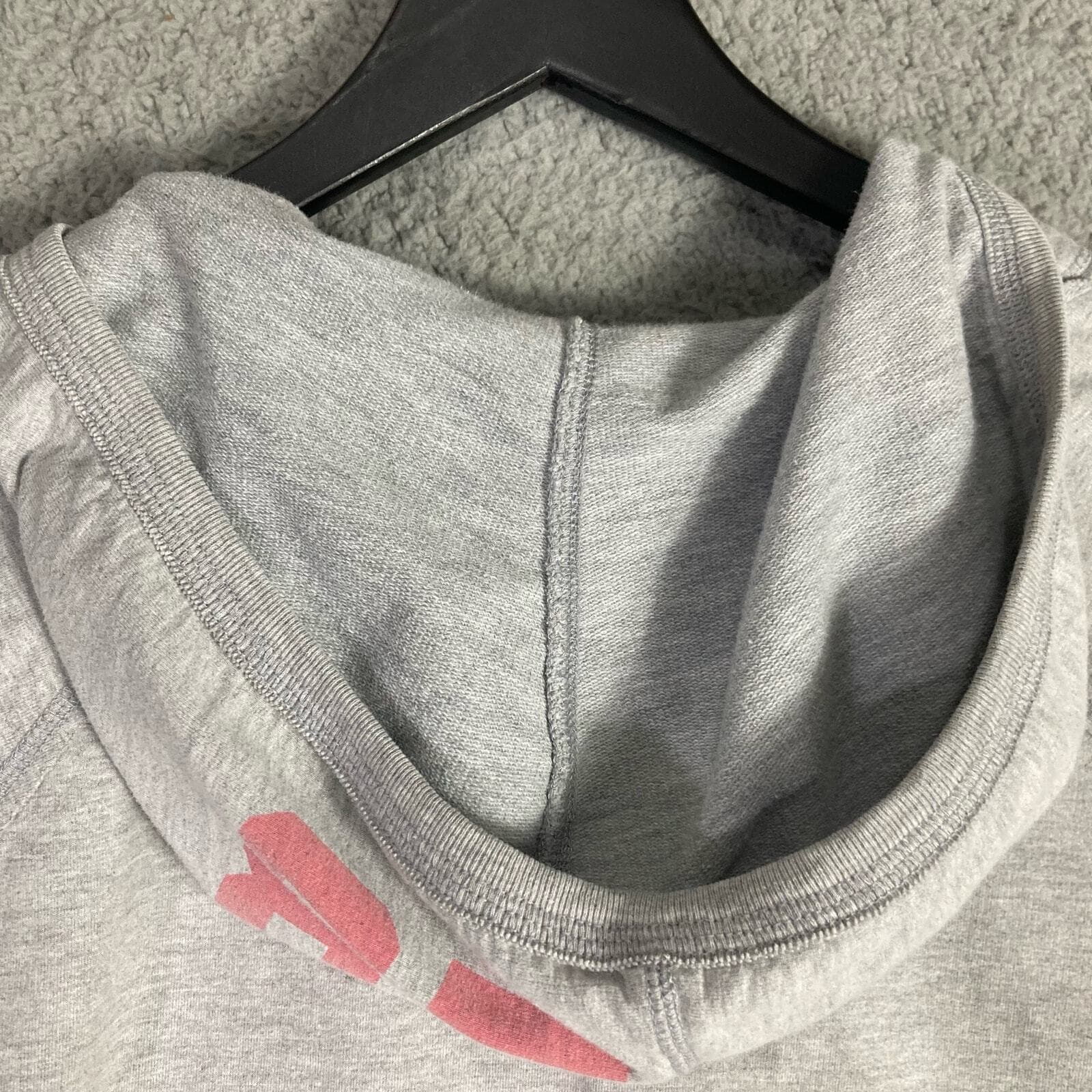 Disney Parks Minnie Mouse Women's Gray Hoodie Cropped Sweatshirt Size L - Thumbnail 9