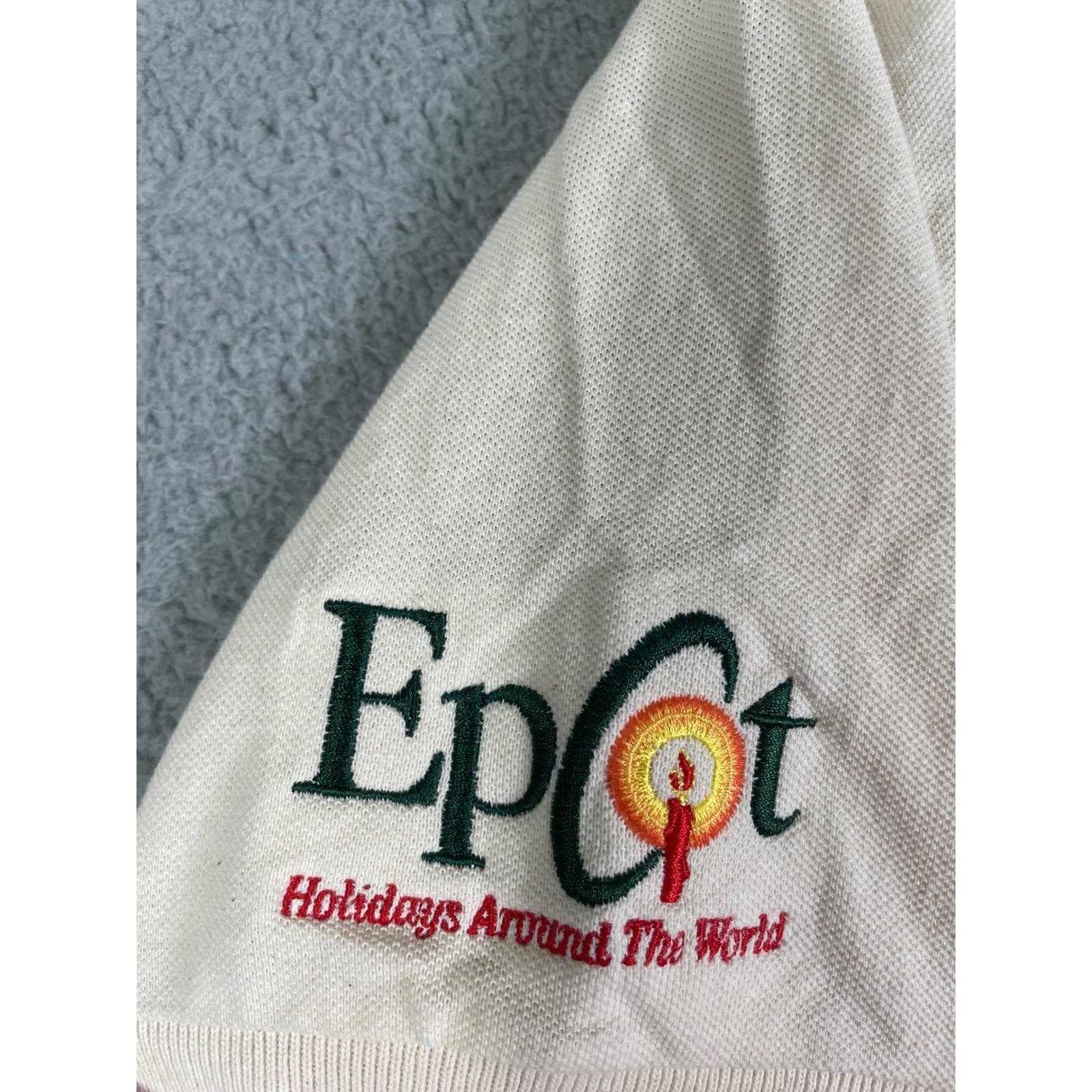 Disney EPCOT 2004 Cast Choir Polo Holidays Around World Shirt Adult M - Thumbnail 7