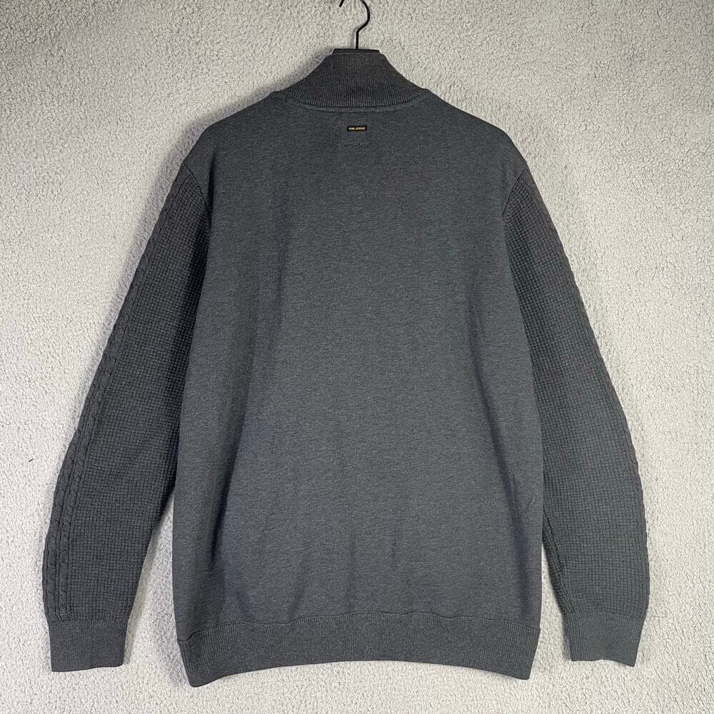PME Legend Full Zip Jacket Mens XXXL Gray Knit Textured Sweater Coat - Thumbnail 3