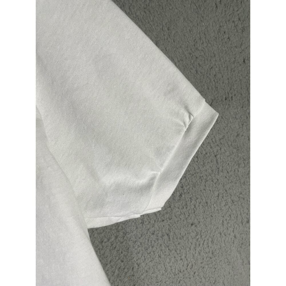 Hanes ComfortBlend White Polo Shirt 2-Pack Men's Large Cotton EcoSmart - Thumbnail 6