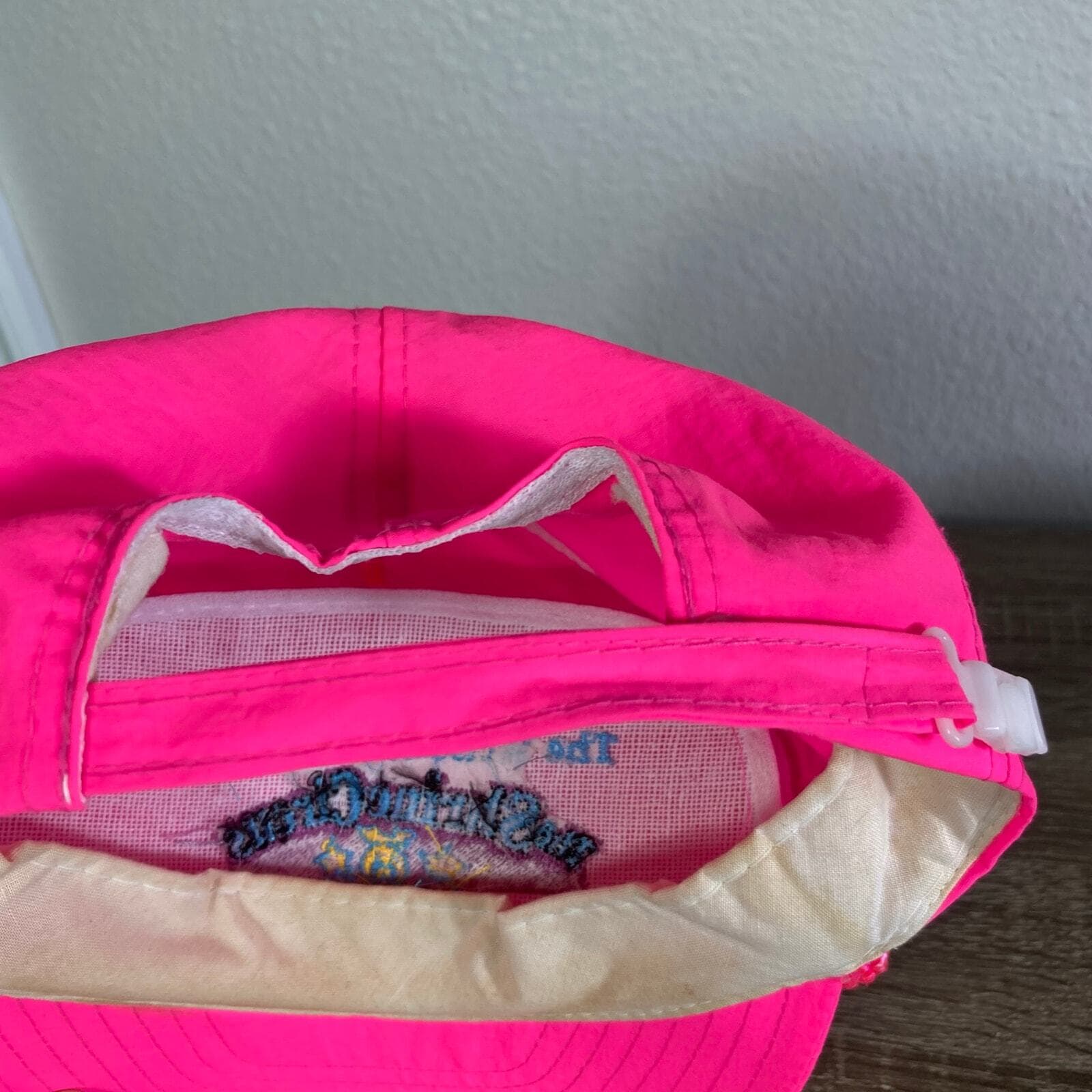 Vintage Shrine Circus Snapback Hat Neon Pink 90s Trucker Cap USA Made - Thumbnail 13