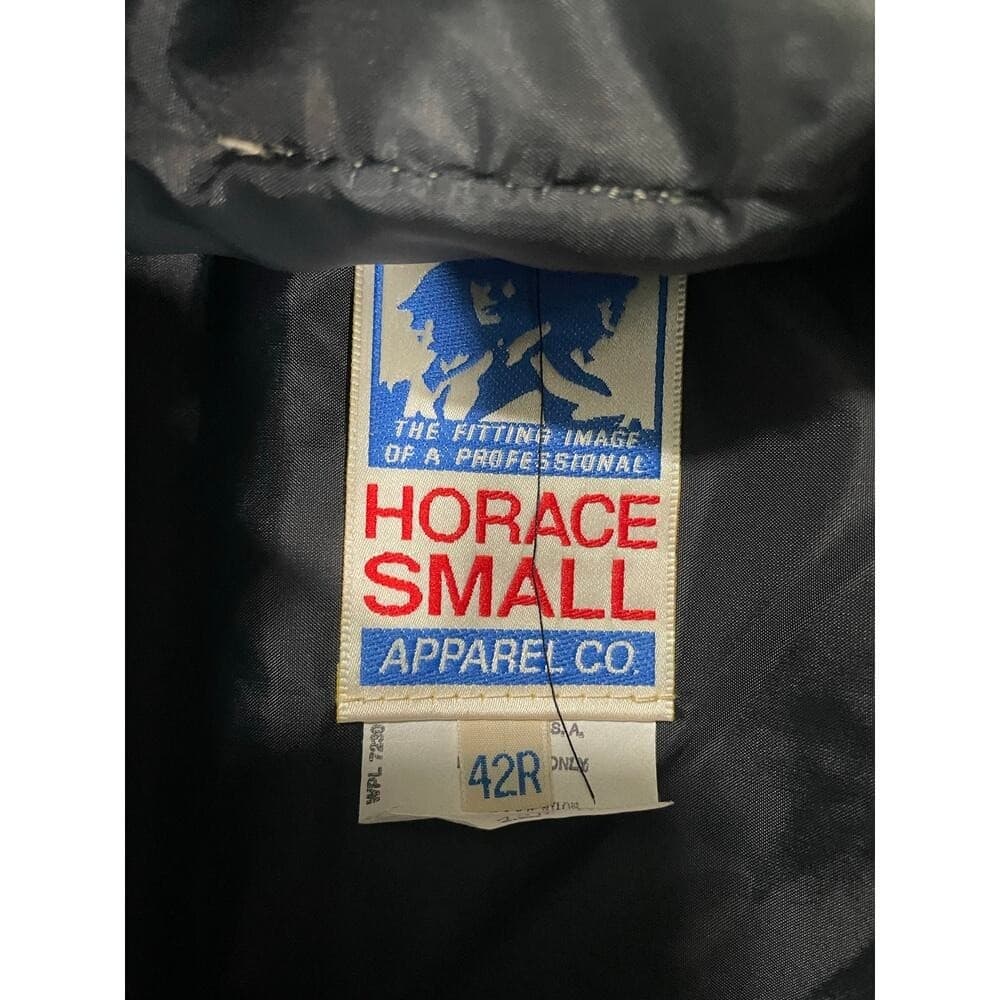 Horace Small USA Security Jacket 42R Black Uniform Coat Faux Fur Collar Vintage - Thumbnail 4