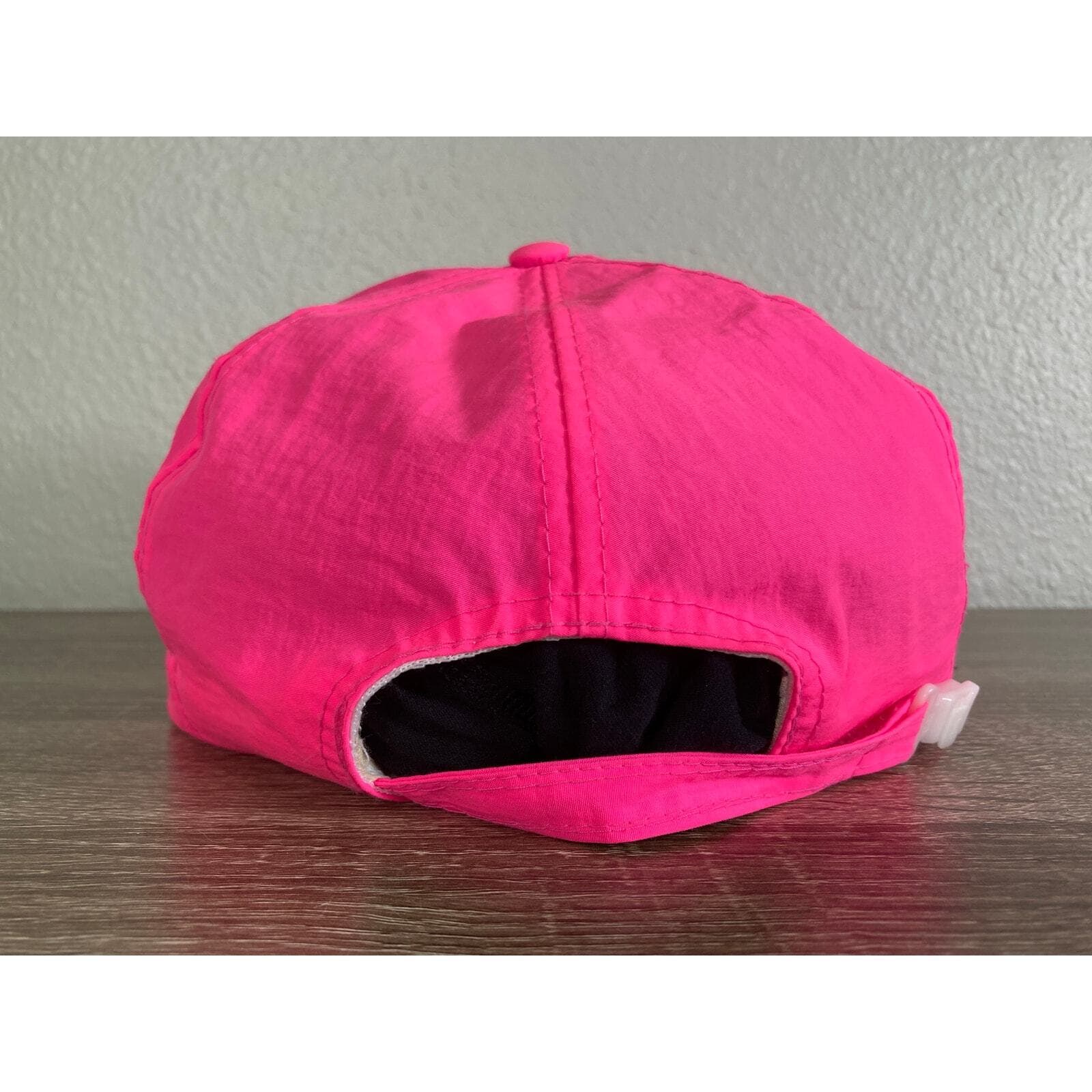Vintage Shrine Circus Snapback Hat Neon Pink 90s Trucker Cap USA Made - Thumbnail 11