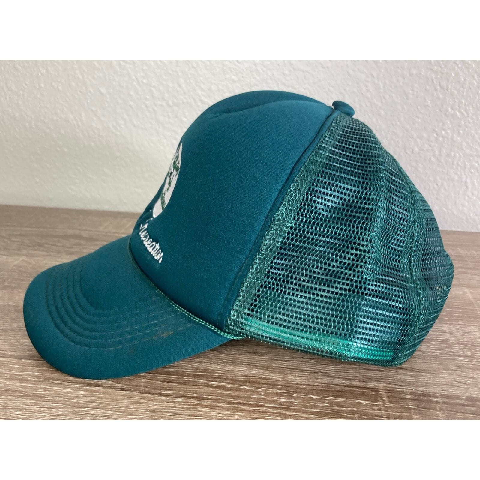Vintage City of Deltona Parks & Rec Green Trucker Hat Snapback Unisex 90s - Thumbnail 6