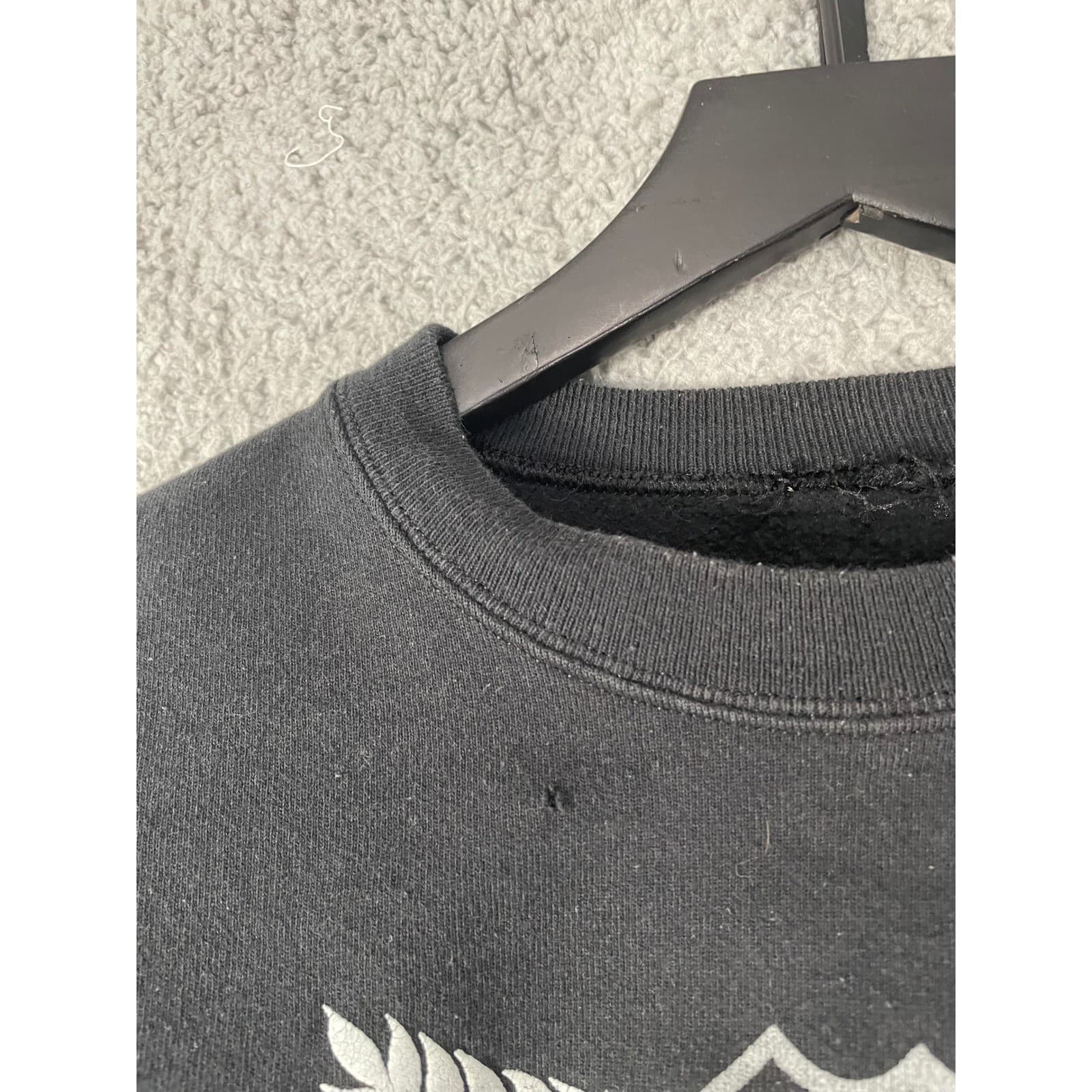 Vintage St Augustine Florida Sweatshirt Womens XS Black Cropped Tourist 90s - Thumbnail 8