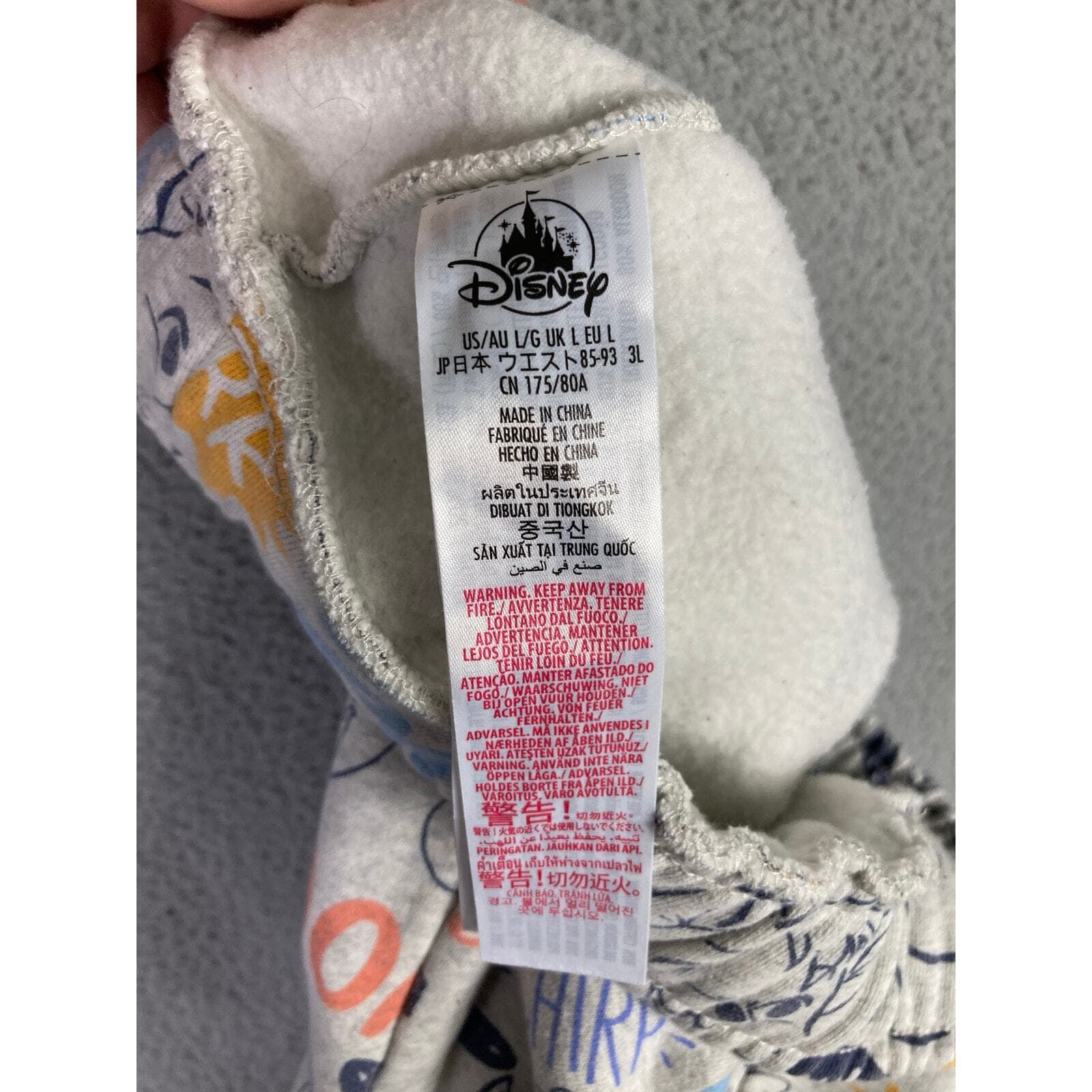 Disney Parks Dogs Womens L Lounge Pants Pants Multicolor Casual - Thumbnail 4