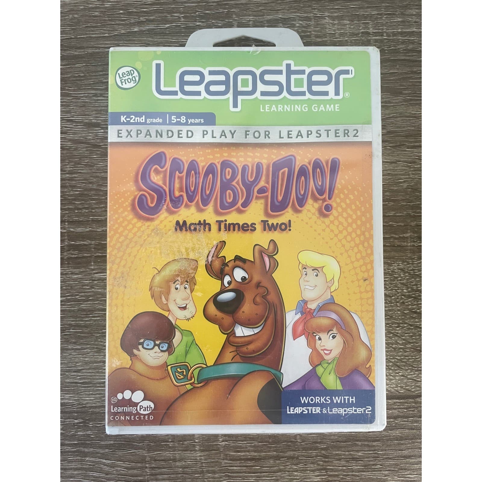 LeapFrog Leapster Scooby-Doo Math Times Two Game New Sealed 2009 K-2nd Grade - Thumbnail 3