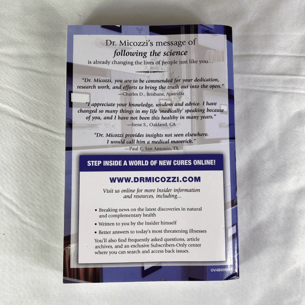 2019 The Micozzi Files Corbisin Cancer Secret 55 More Covered Up Cures Paperback - Thumbnail 4