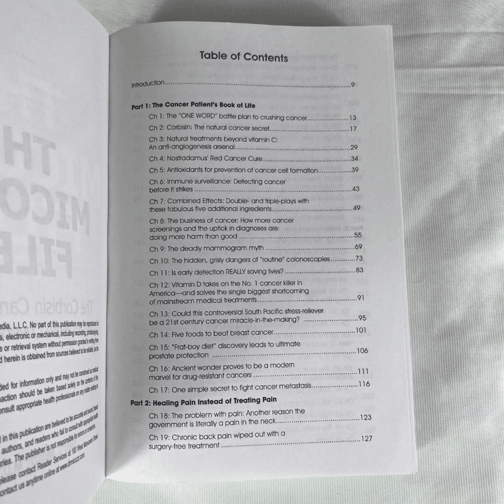 2019 The Micozzi Files Corbisin Cancer Secret 55 More Covered Up Cures Paperback - Thumbnail 8