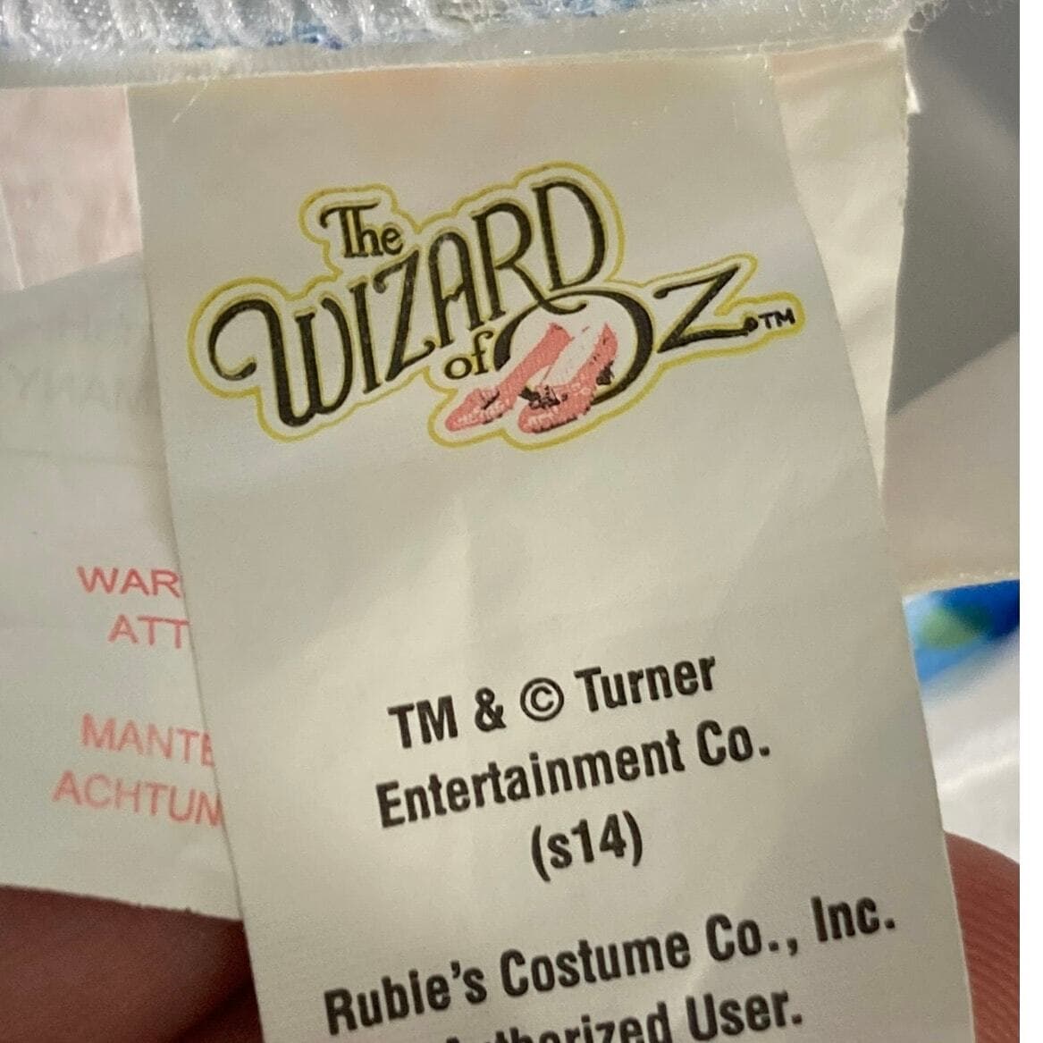 Rubies Girls Dorothy Costume Dress Size 4 Blue Wizard of Oz Party Outfit - Thumbnail 4