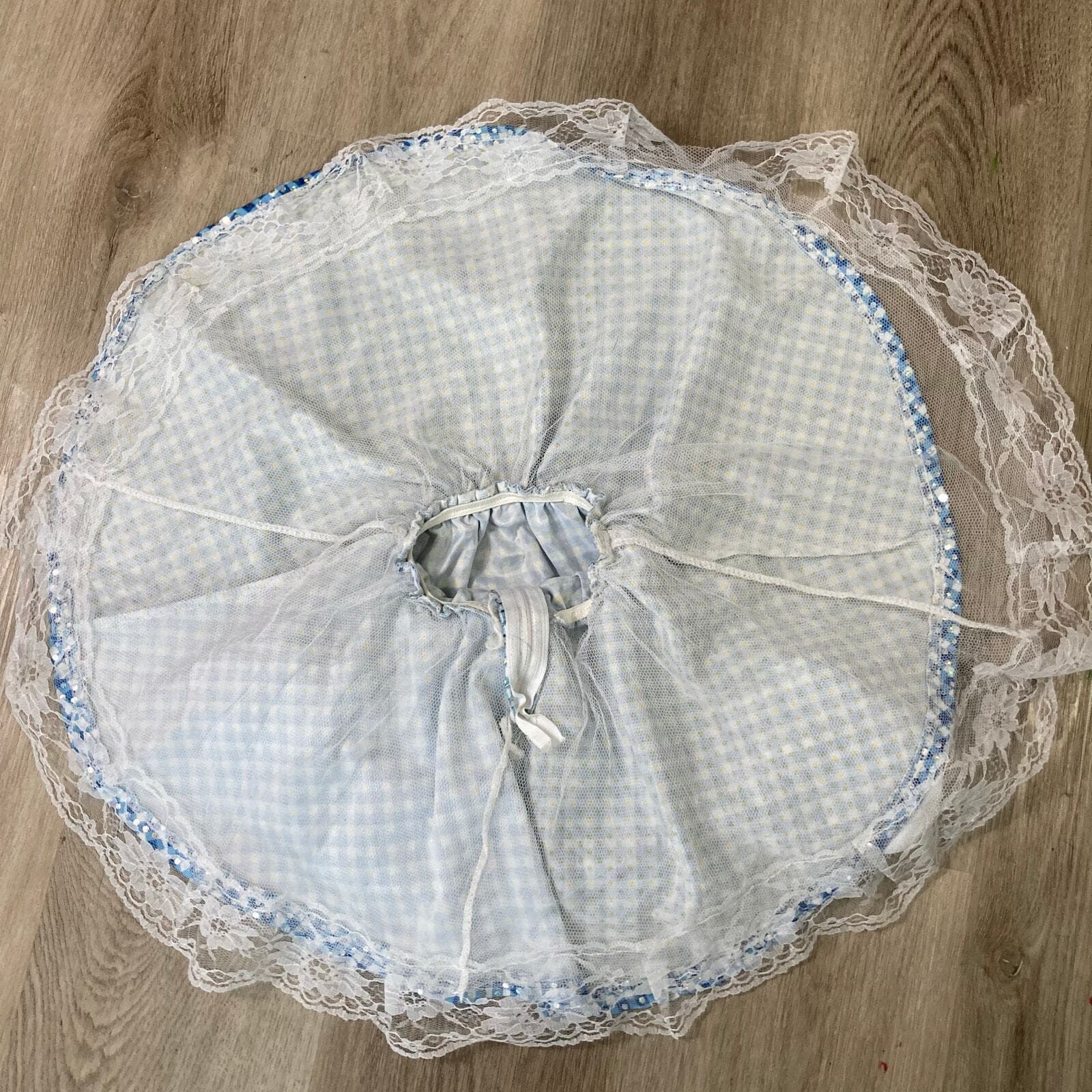 Rubies Girls Dorothy Costume Dress Size 4 Blue Wizard of Oz Party Outfit - Thumbnail 3