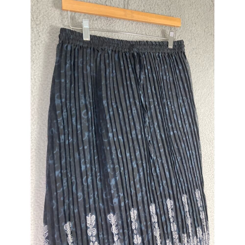 A New Day Women's M Floral Pleated Maxi Skirt Multicolor Casual - Thumbnail 4