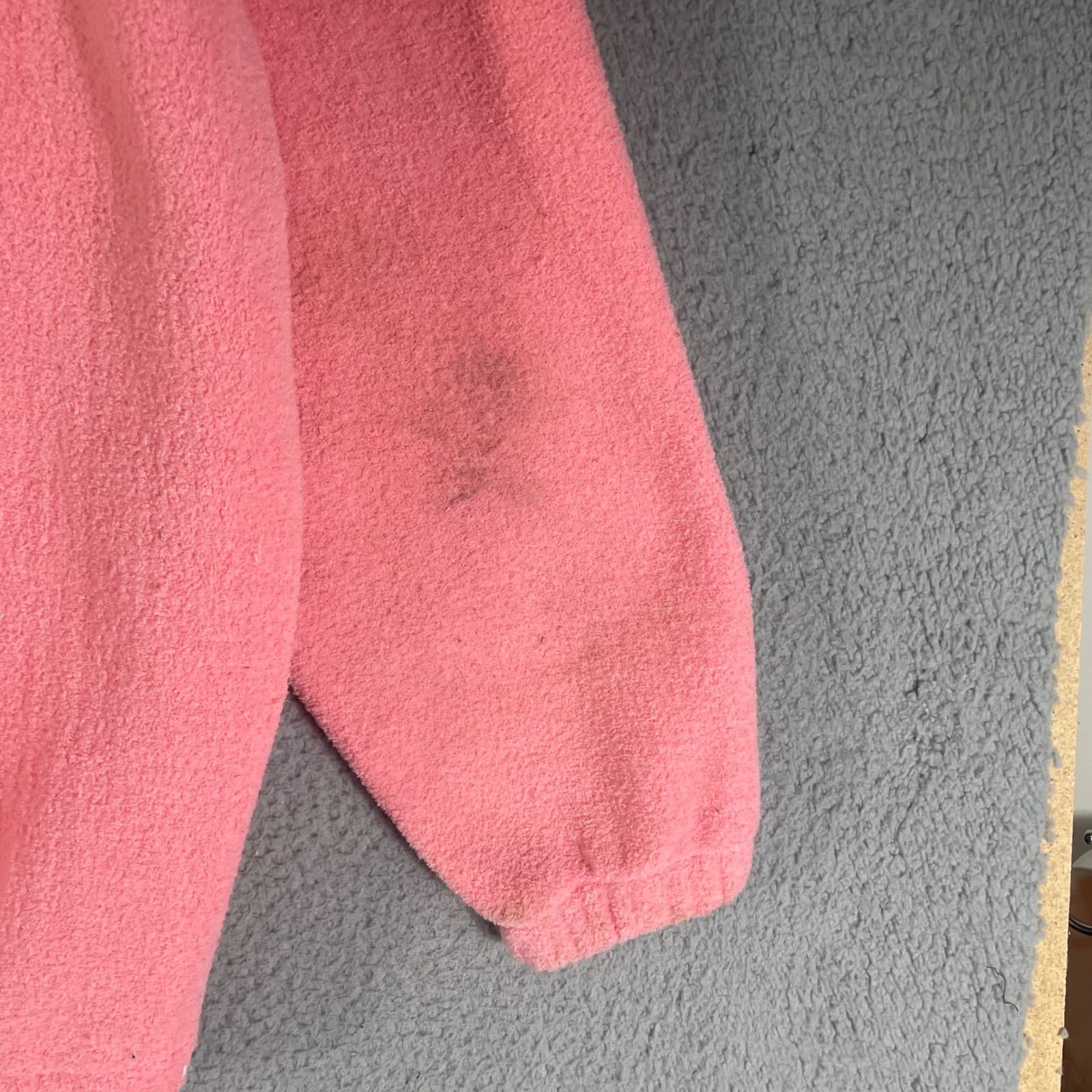 Vintage Yakama Nation Sweatshirt XL Pink Fleece Made USA 90s Mock Neck Pullover - Thumbnail 10