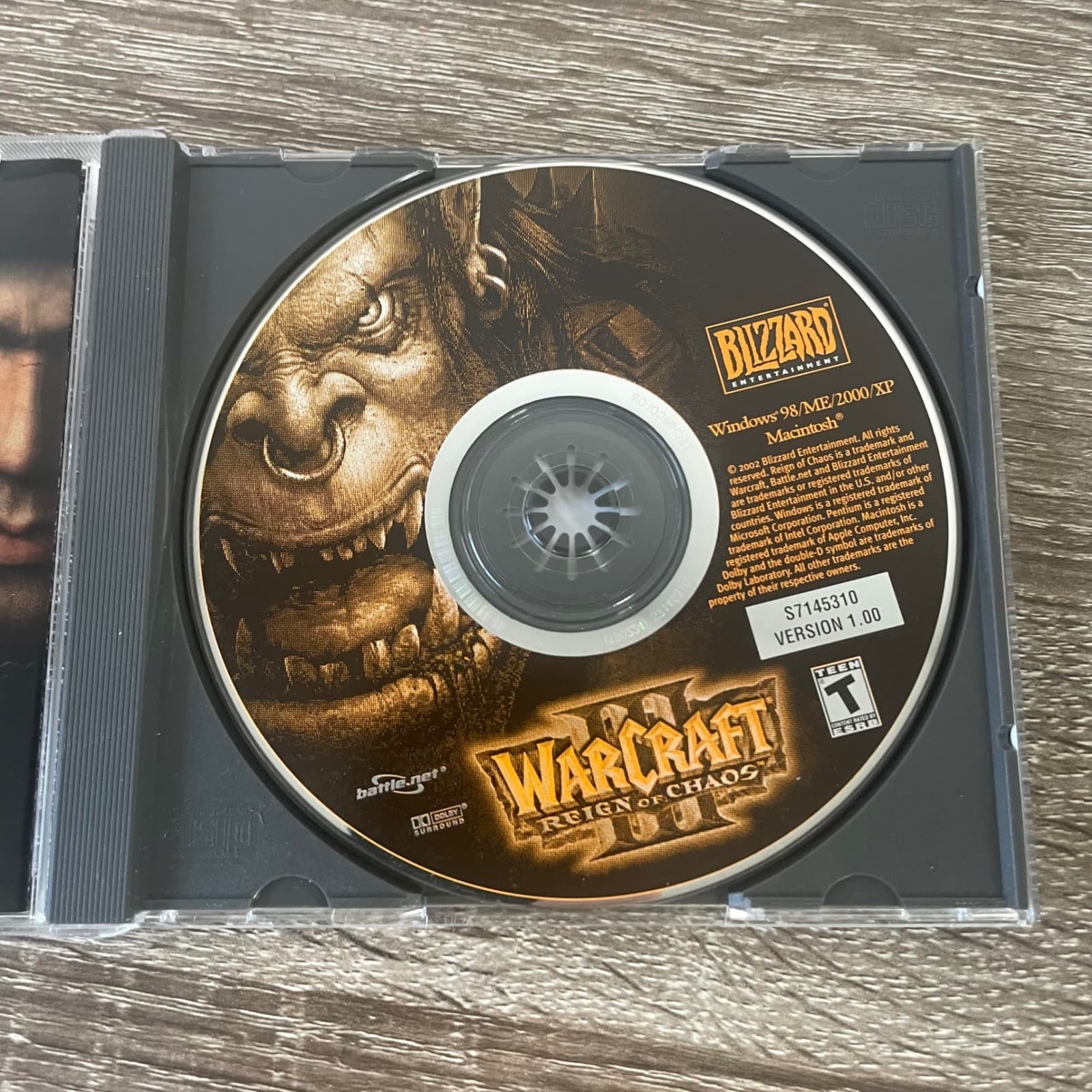 Warcraft III Reign of Chaos PC Mac 2002 Blizzard Orc Cover Art Vintage Game - Thumbnail 6