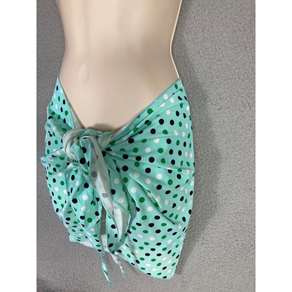 Sun Casuals Women's Size 16 Polka Dot Wrap Skirt Short Summer Casual - Thumbnail 6
