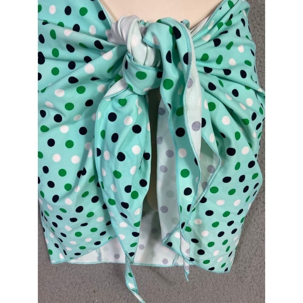 Sun Casuals Women's Size 16 Polka Dot Wrap Skirt Short Summer Casual - Thumbnail 5