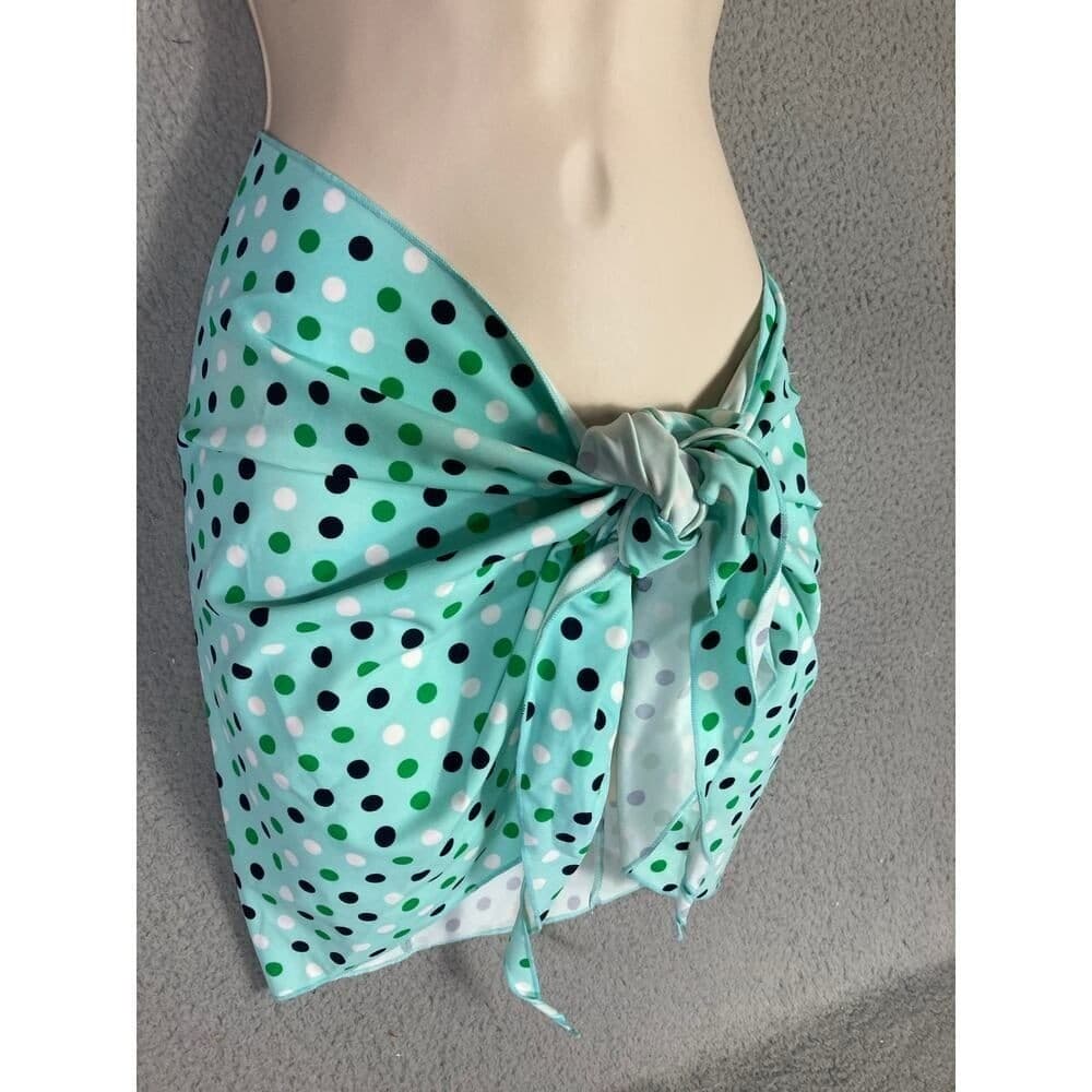 Sun Casuals Women's Size 16 Polka Dot Wrap Skirt Short Summer Casual - Thumbnail 4