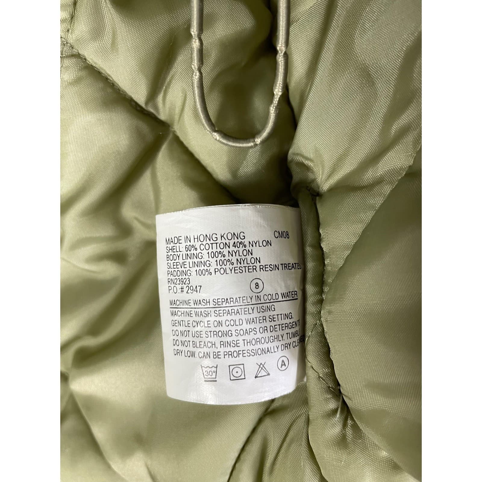 Canyon Guide Outfitters Expedition Supply Parka Mens XL Khaki Faux Shearling - Thumbnail 5
