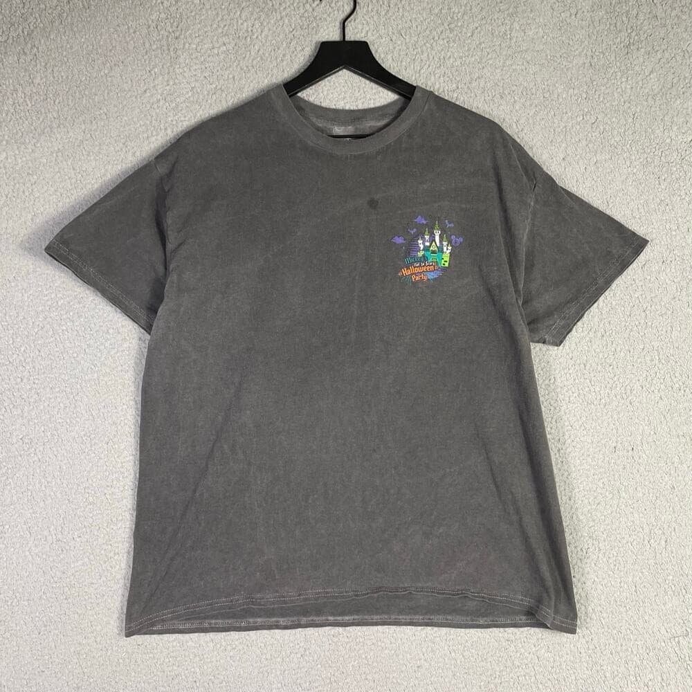 Disney Magic Kingdom Halloween Party 2023 Vampire Mickey T-Shirt Unisex XL Gray - Thumbnail 7