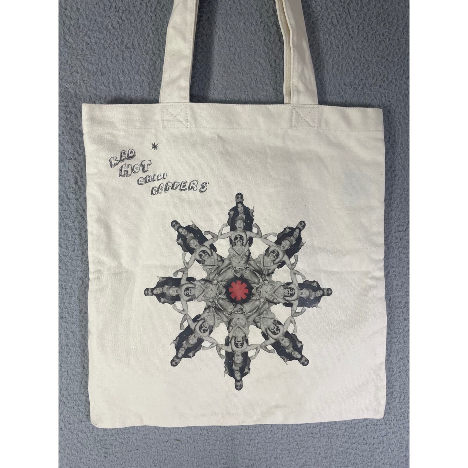 Red Hot Chili Peppers Tote Bag Unlimited Love World Tour Mothers Milk Canvas - Thumbnail 9