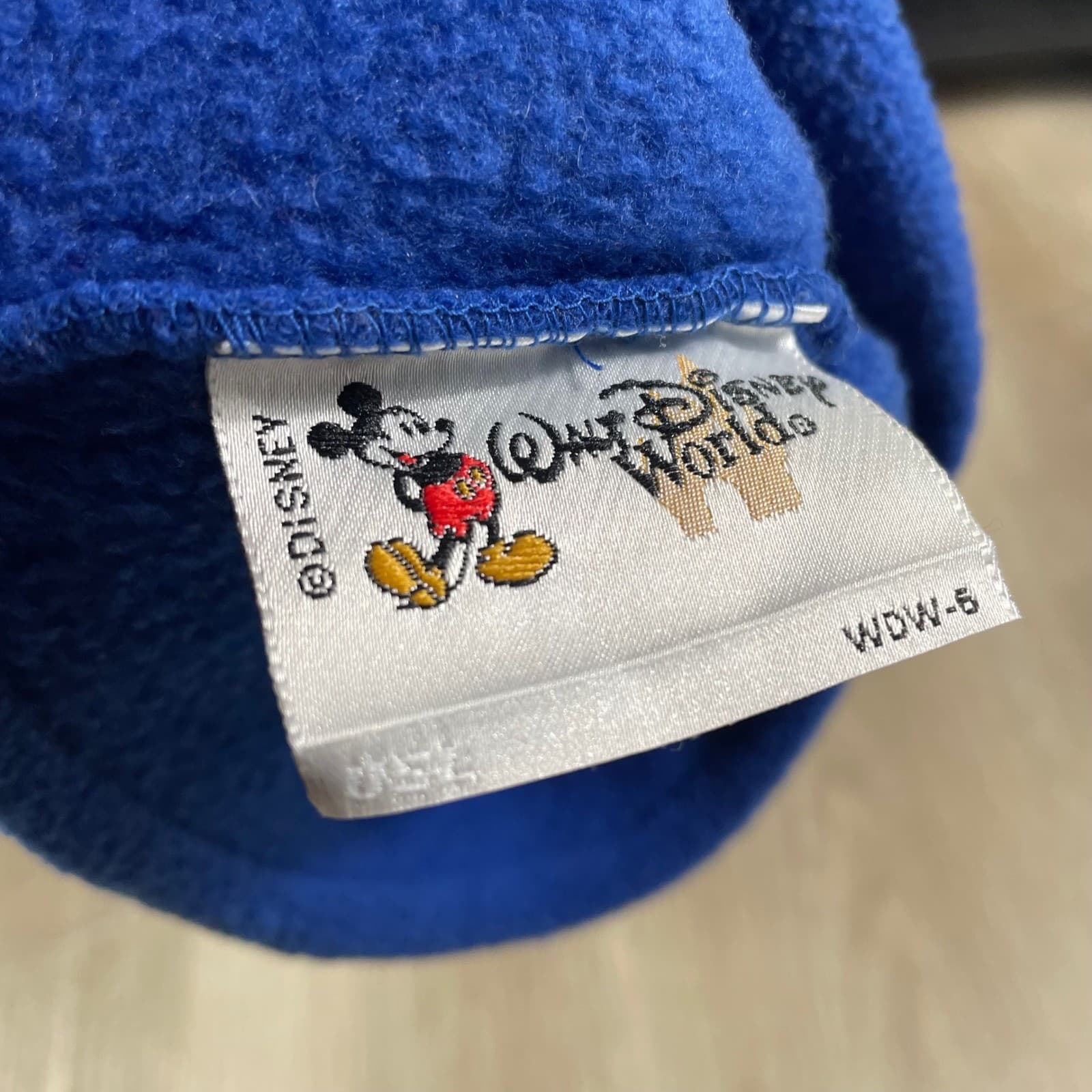 Walt Disney World Blue Fleece Beanie Hat Winnie the Pooh Tigger Vintage - Thumbnail 3