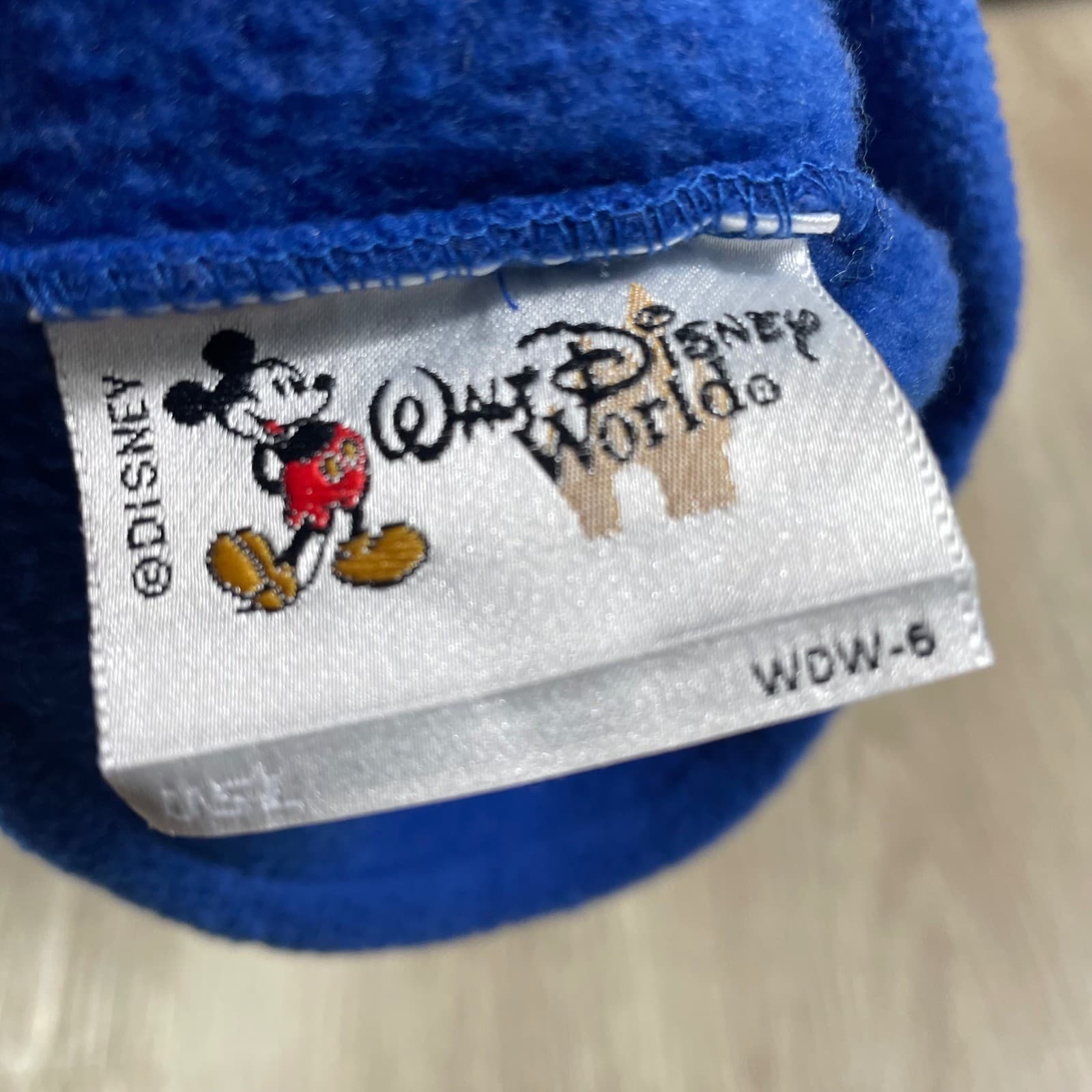 Walt Disney World Blue Fleece Beanie Hat Winnie the Pooh Tigger Vintage - Thumbnail 2