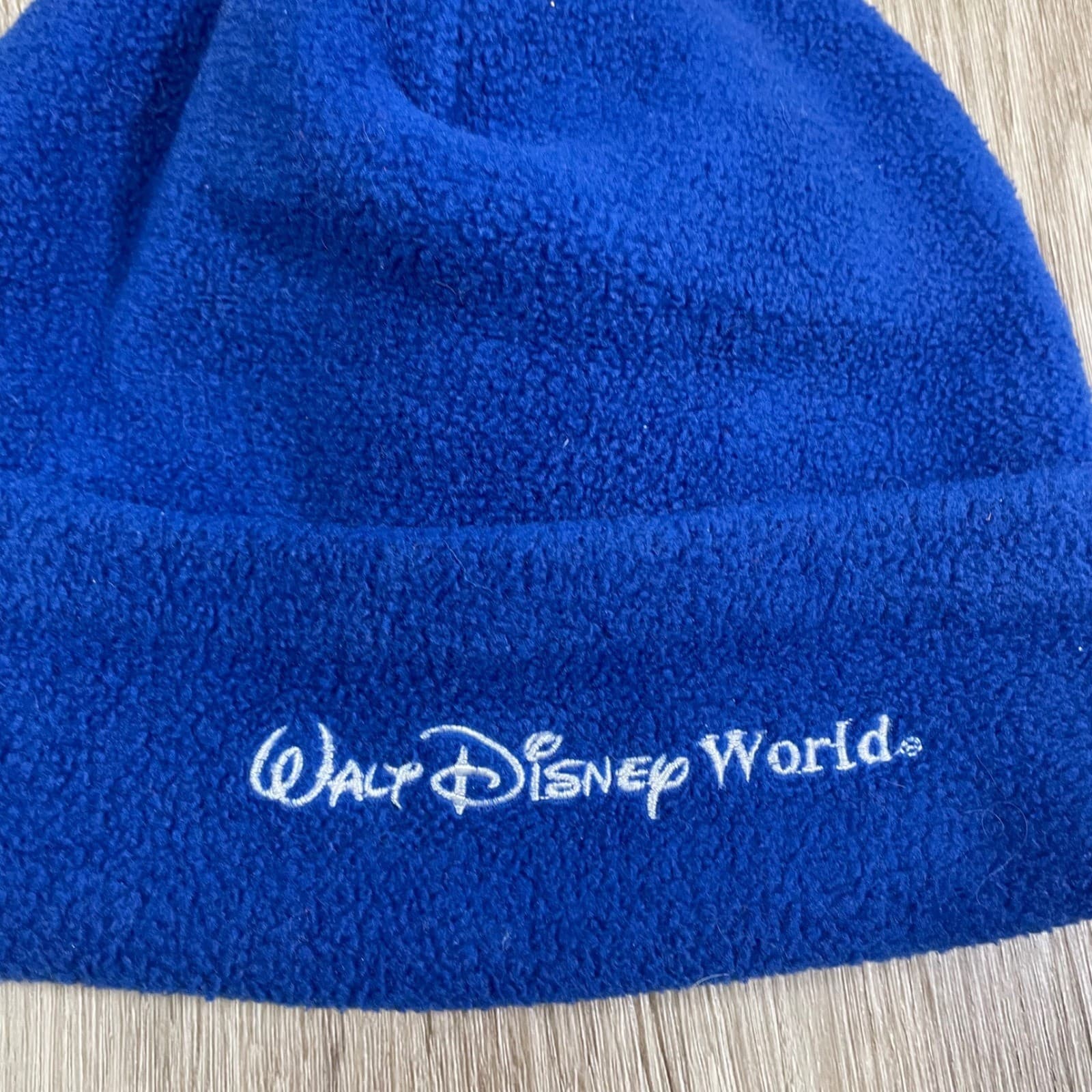 Walt Disney World Blue Fleece Beanie Hat Winnie the Pooh Tigger Vintage - Thumbnail 5