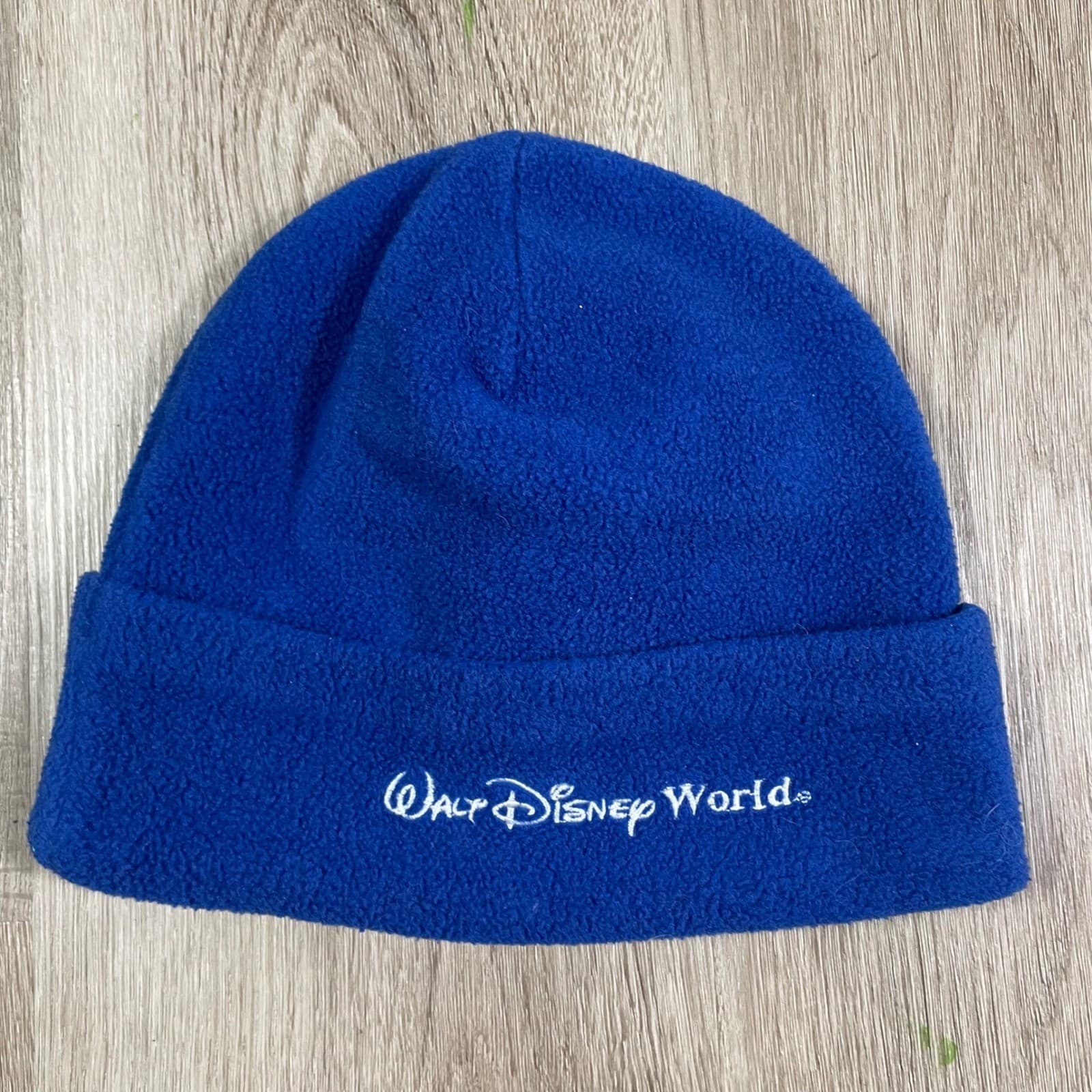 Walt Disney World Blue Fleece Beanie Hat Winnie the Pooh Tigger Vintage - Thumbnail 4