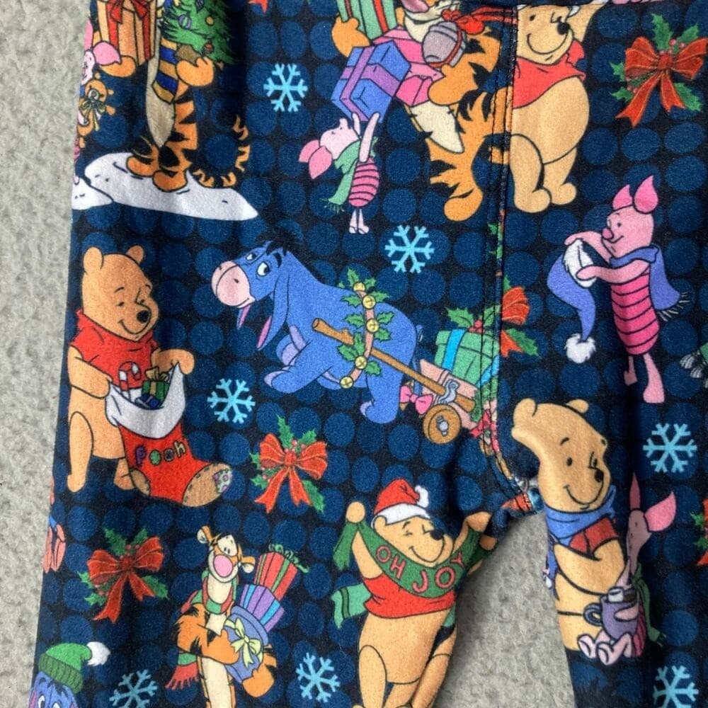 Amelia Rose Kids Christmas Leggings Disney Winnie The Pooh Holiday S/M - Thumbnail 3