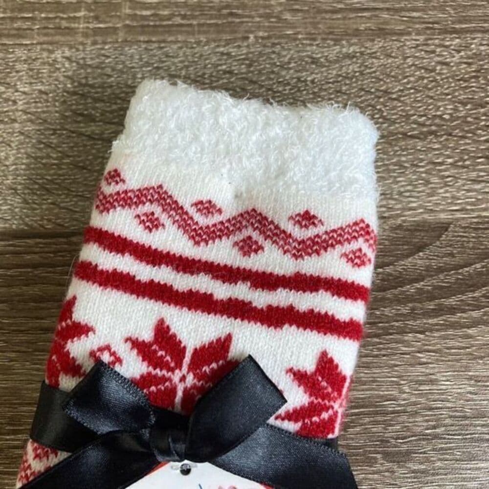 Aromasoles Socks Infused Rose Shea Butter Slipper Lounge Womens One Size - Thumbnail 5