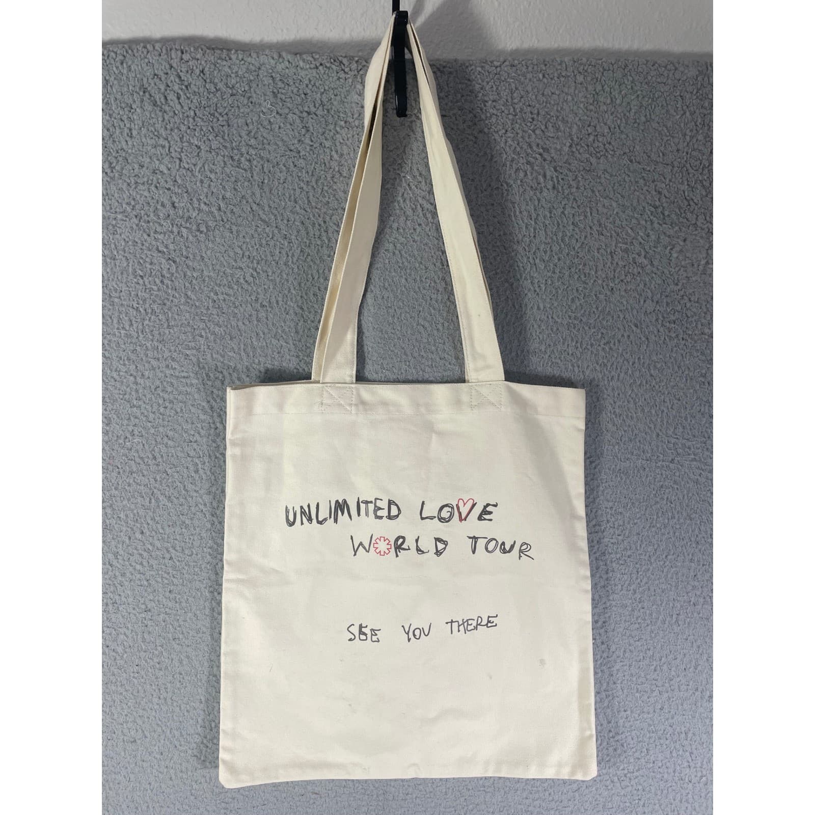 Red Hot Chili Peppers Tote Bag Unlimited Love World Tour Mothers Milk Canvas - Thumbnail 7
