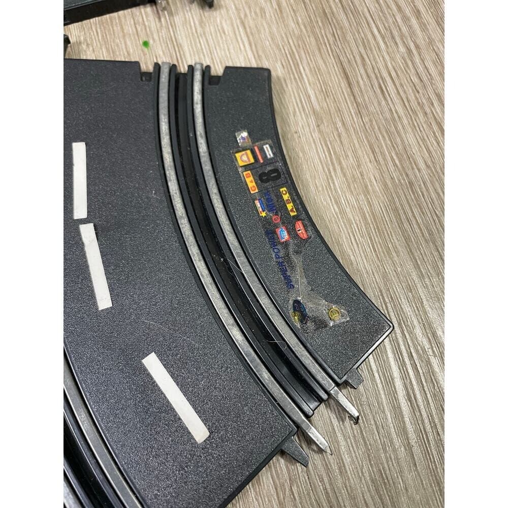 Golden Bright ACO Slot Car Track Lot Curved & Straight Pieces Racing Set - Thumbnail 7