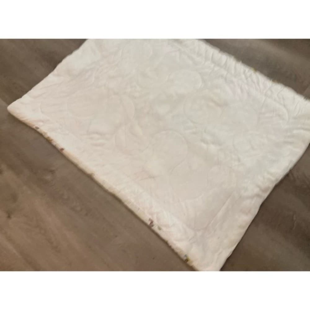Vintage Baby Quilt Blanket Crib 80s Teddy Bear Nursery Romper Room Retro - Thumbnail 7