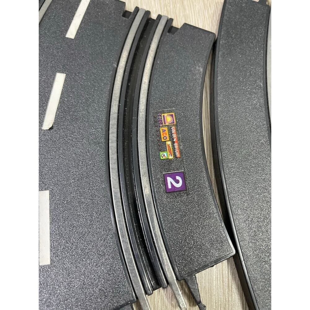 Golden Bright ACO Slot Car Track Lot Curved & Straight Pieces Racing Set - Thumbnail 8