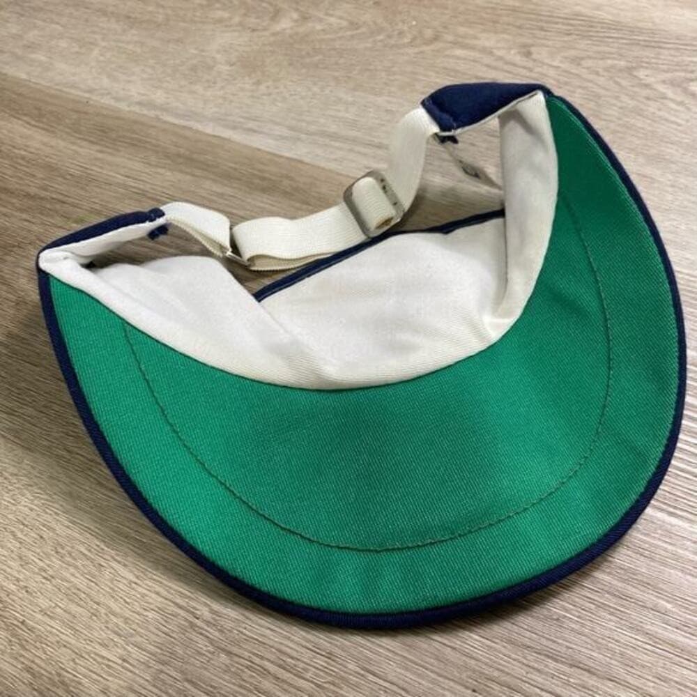 Vintage West Virginia Mountaineers NCAA Adjustable Visor Hat Blue Unisex Adult - Thumbnail 6