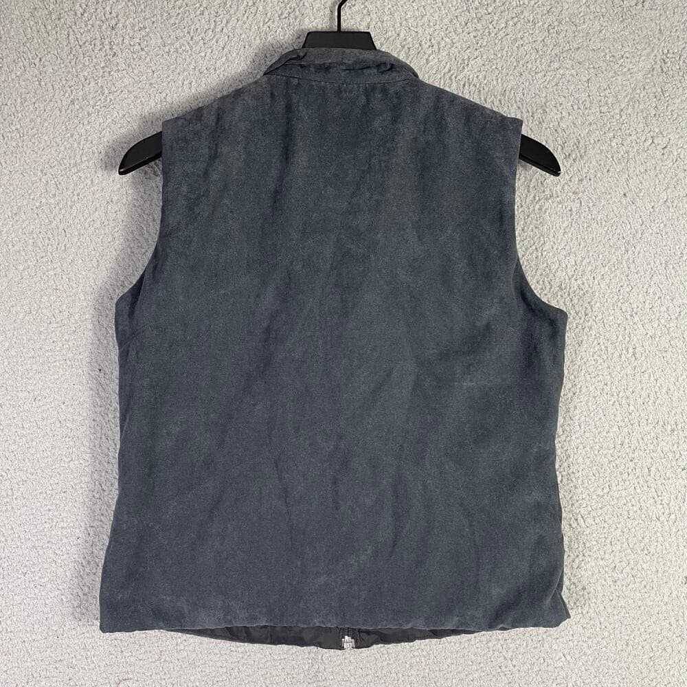 Columbia Vintage Gray Zip Up Utility Vest Women's Sz S Full Zip Pockets Outdoor - Thumbnail 4