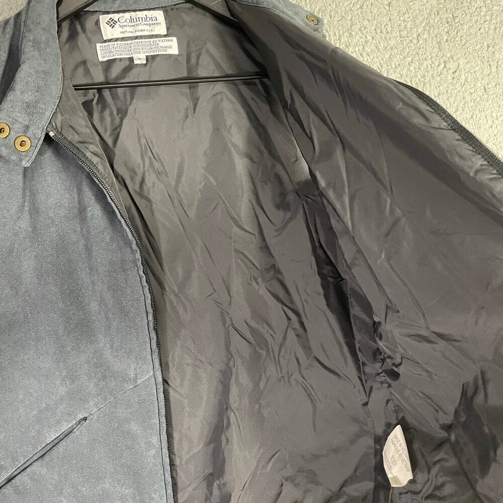 Columbia Vintage Gray Zip Up Utility Vest Women's Sz S Full Zip Pockets Outdoor - Thumbnail 6