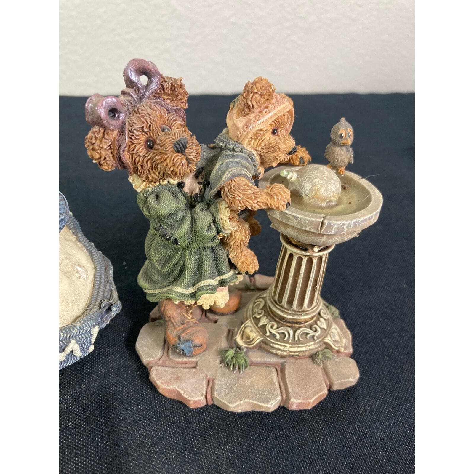 Boyds & Bears Friends Bundle 2 Collectible Resin Figurines Christmas Holiday Vtg - Thumbnail 10
