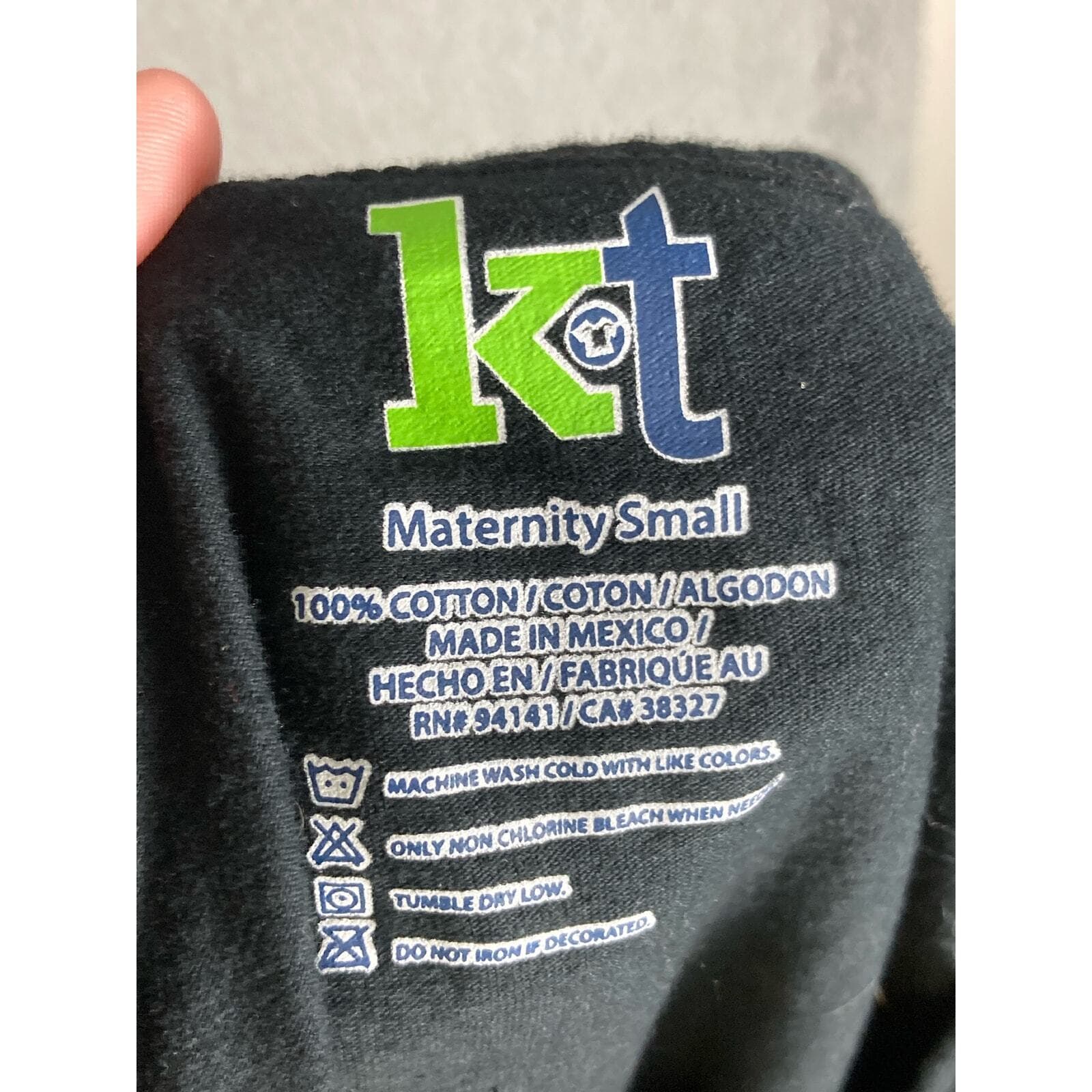 Thanksgiving Our Little Turkey Is On The Way Maternity T-Shirt Black Womens S - Thumbnail 2