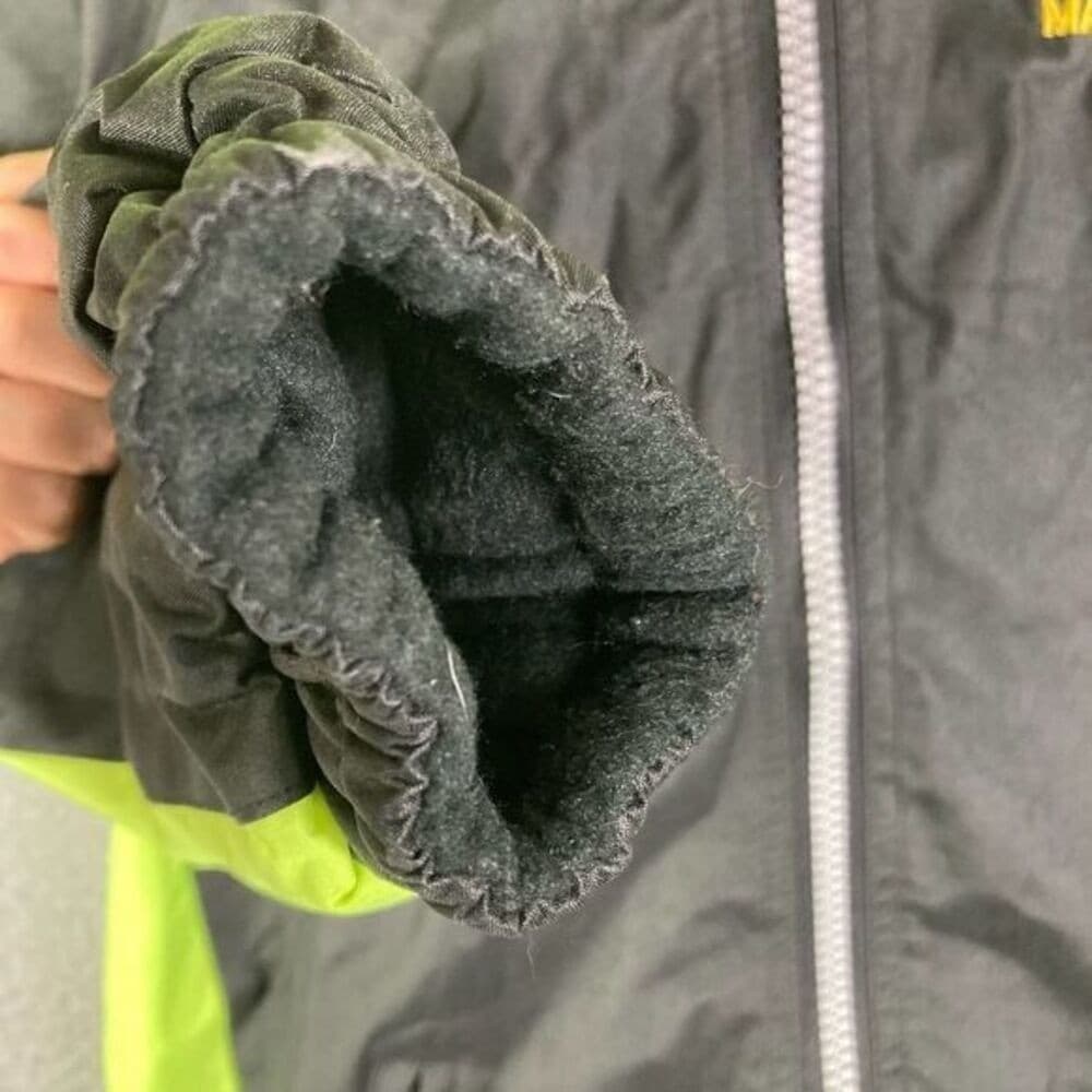 Mackinac Island Small Jacket Unisex Michigan Adult Hood Fleece Lined Neon Black - Thumbnail 10